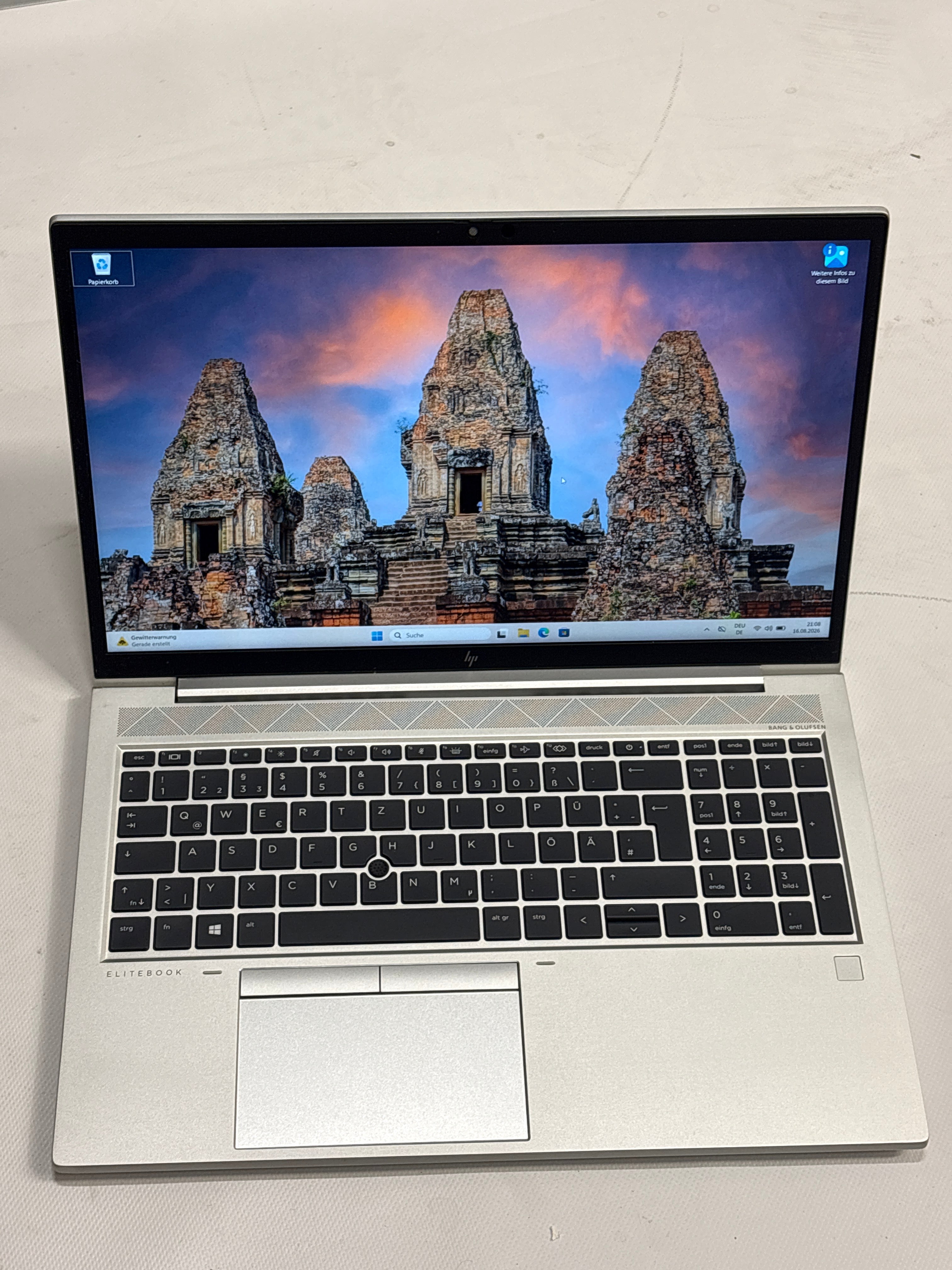 HP EliteBook 850 G8 – Intel Core i5-1135G7, 16 GB RAM, 256 GB NVMe SSD, 15,6" Full HD, Windows 11 Pro | 12 Monate Garantie