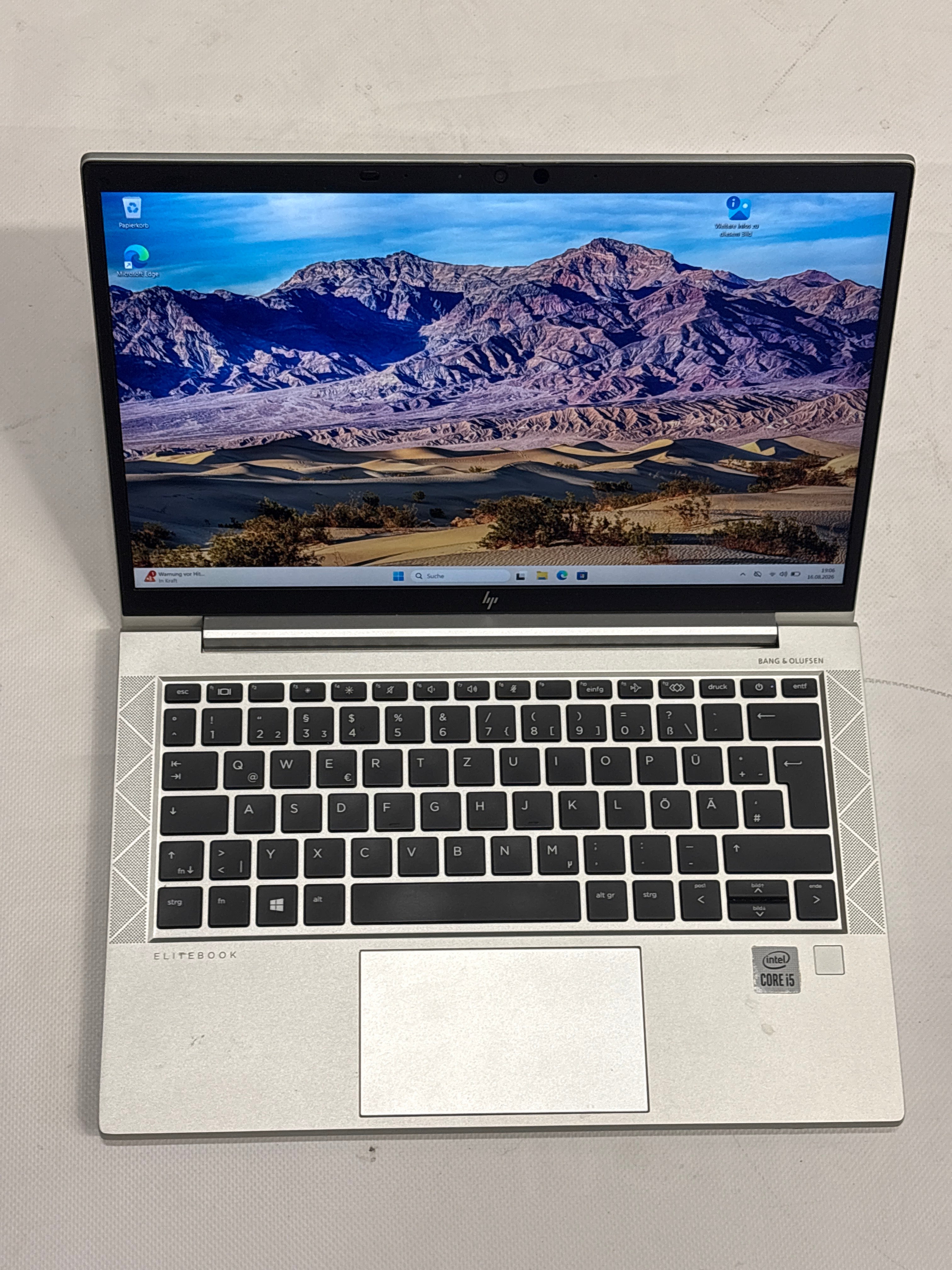 HP EliteBook 830 G7 – Intel Core i5-10210U, 16 GB RAM, 256 GB NVMe SSD, 13,3" Full HD, Windows 11 Pro | 12 Monate Garantie