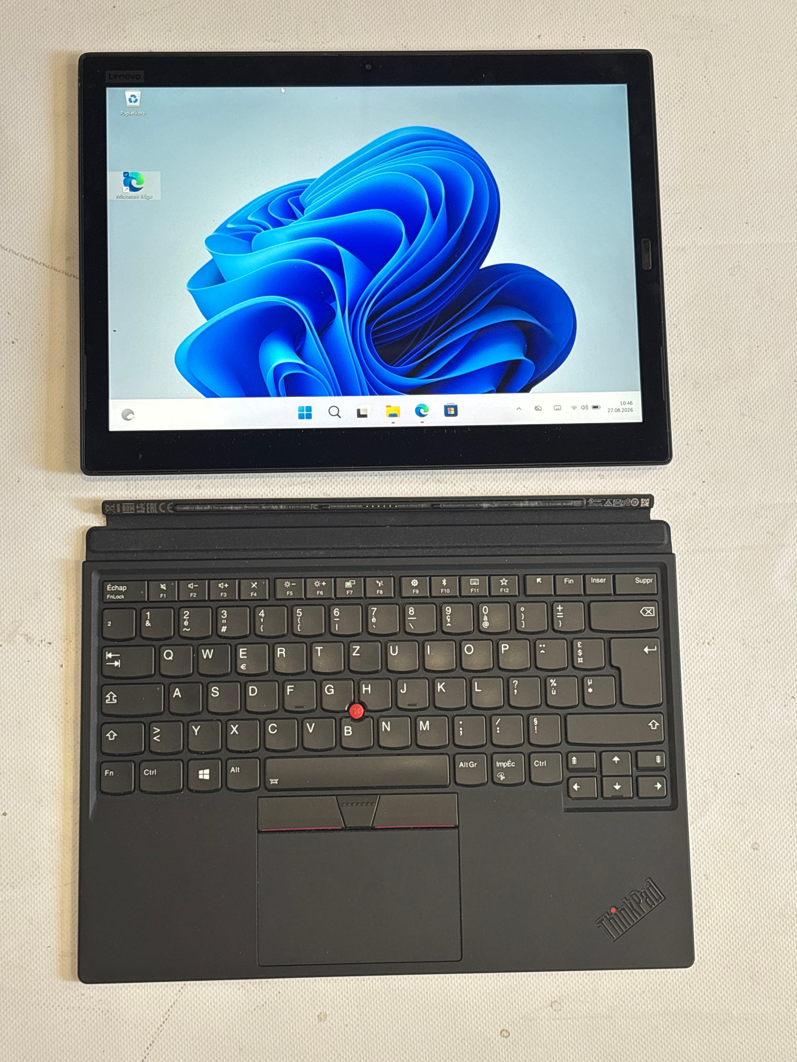 Lenovo ThinkPad X1 Tablet Gen 3 – Intel Core i5-8350U, 8 GB RAM, 256 GB SSD, Touchscreen, Windows 11 Pro | 12 Monate Garantie