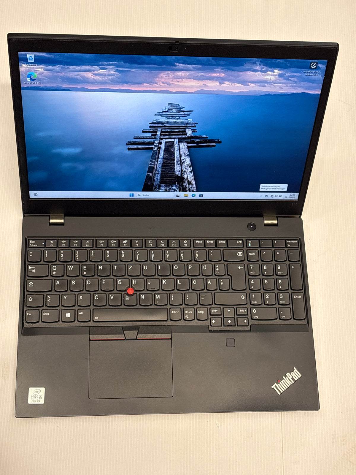 Lenovo ThinkPad L15 Gen 1 – Intel Core i5-10210U, 16 GB RAM, 256 GB SSD, 15,6" Full HD, Windows 11 Pro | 12 Monate Garantie