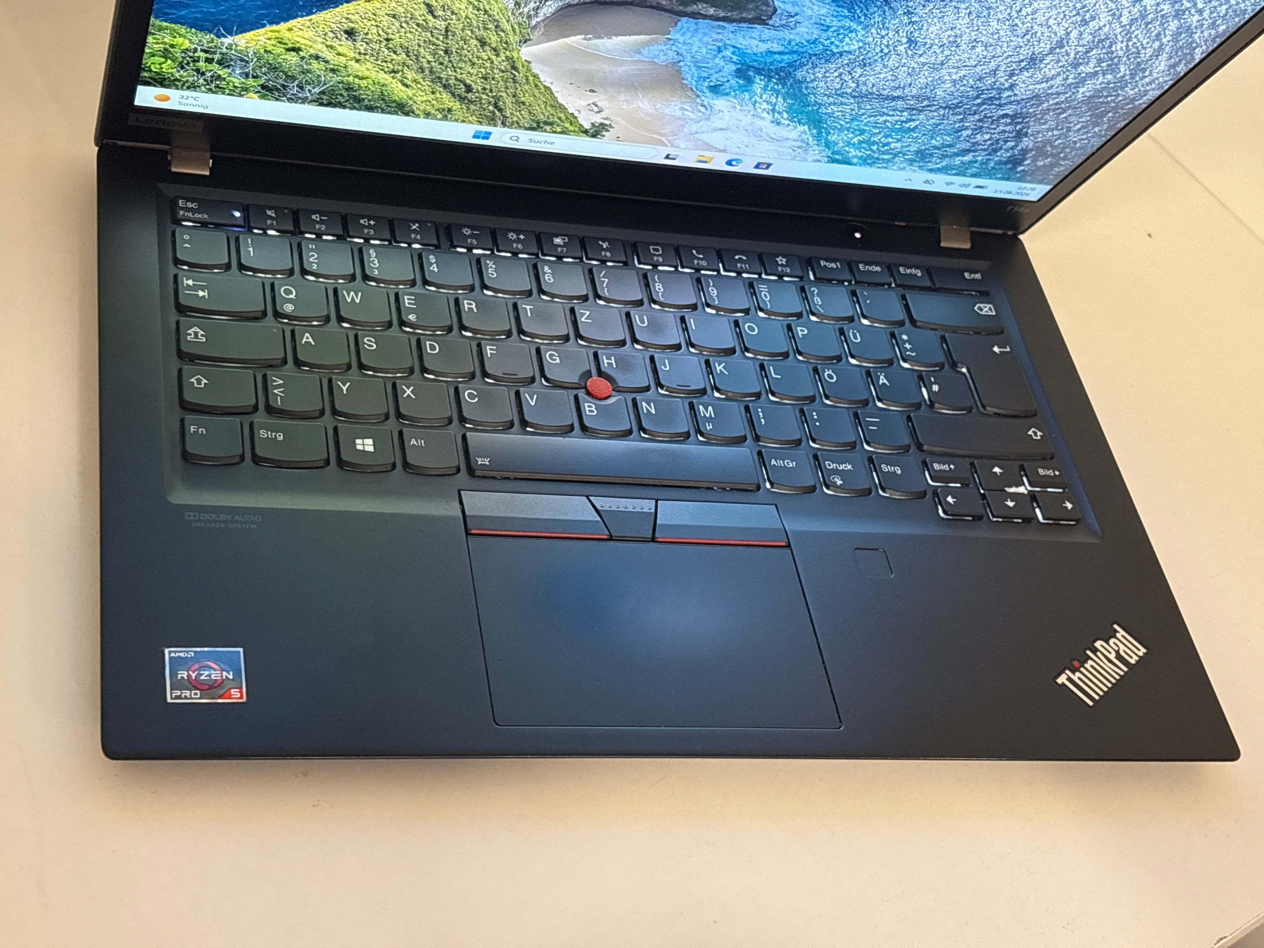 Lenovo ThinkPad T14s Gen 1 – AMD Ryzen 5 PRO, 16 GB RAM, 256 GB SSD, 14" Full HD, Windows 11 Pro | 12 Monate Garantie