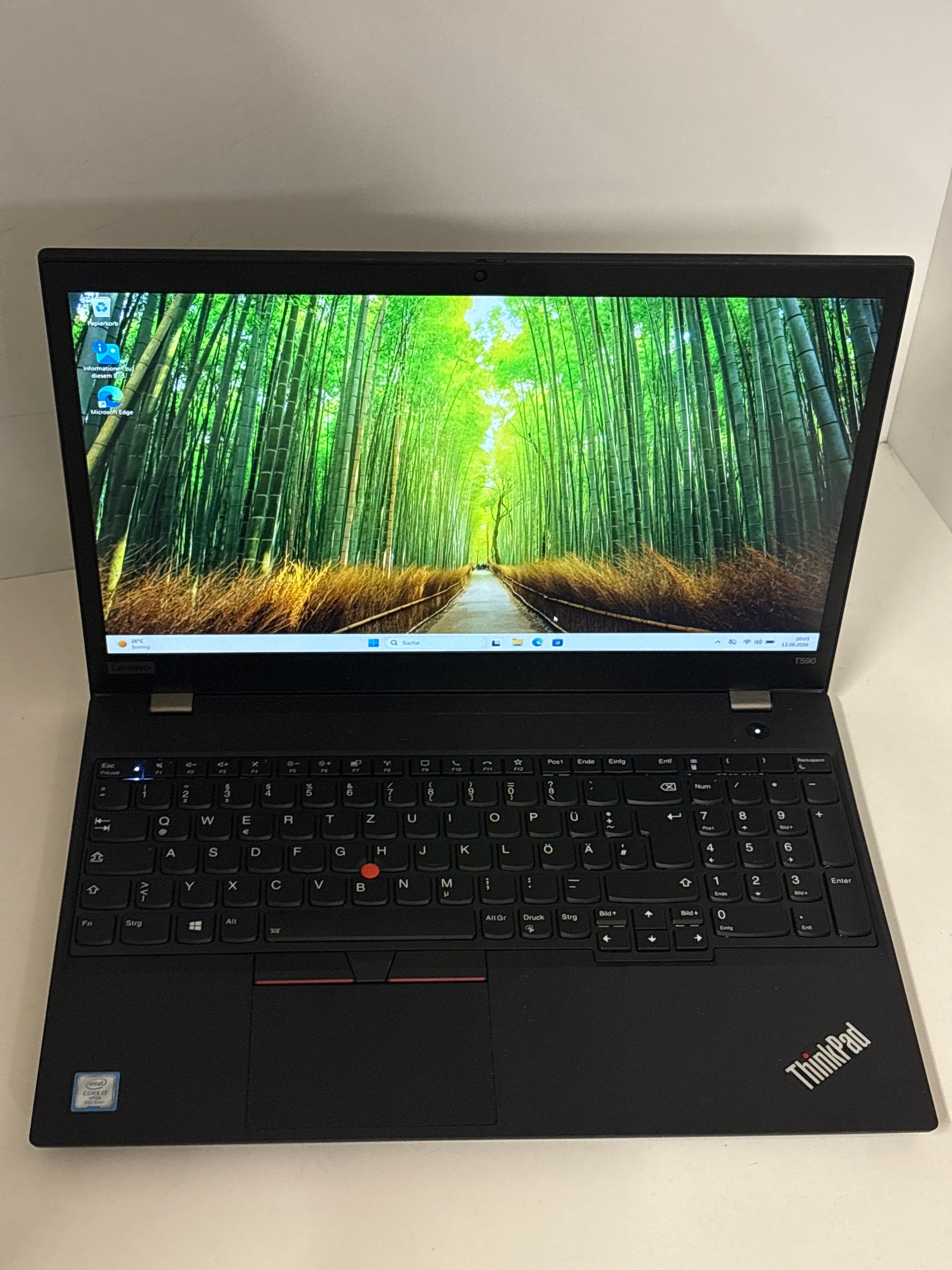 Lenovo ThinkPad T590 – Intel Core i7-8665U, 16 GB RAM, 256 GB SSD, 15,6" Full HD, Windows 11 Pro | 12 Monate Garantie
