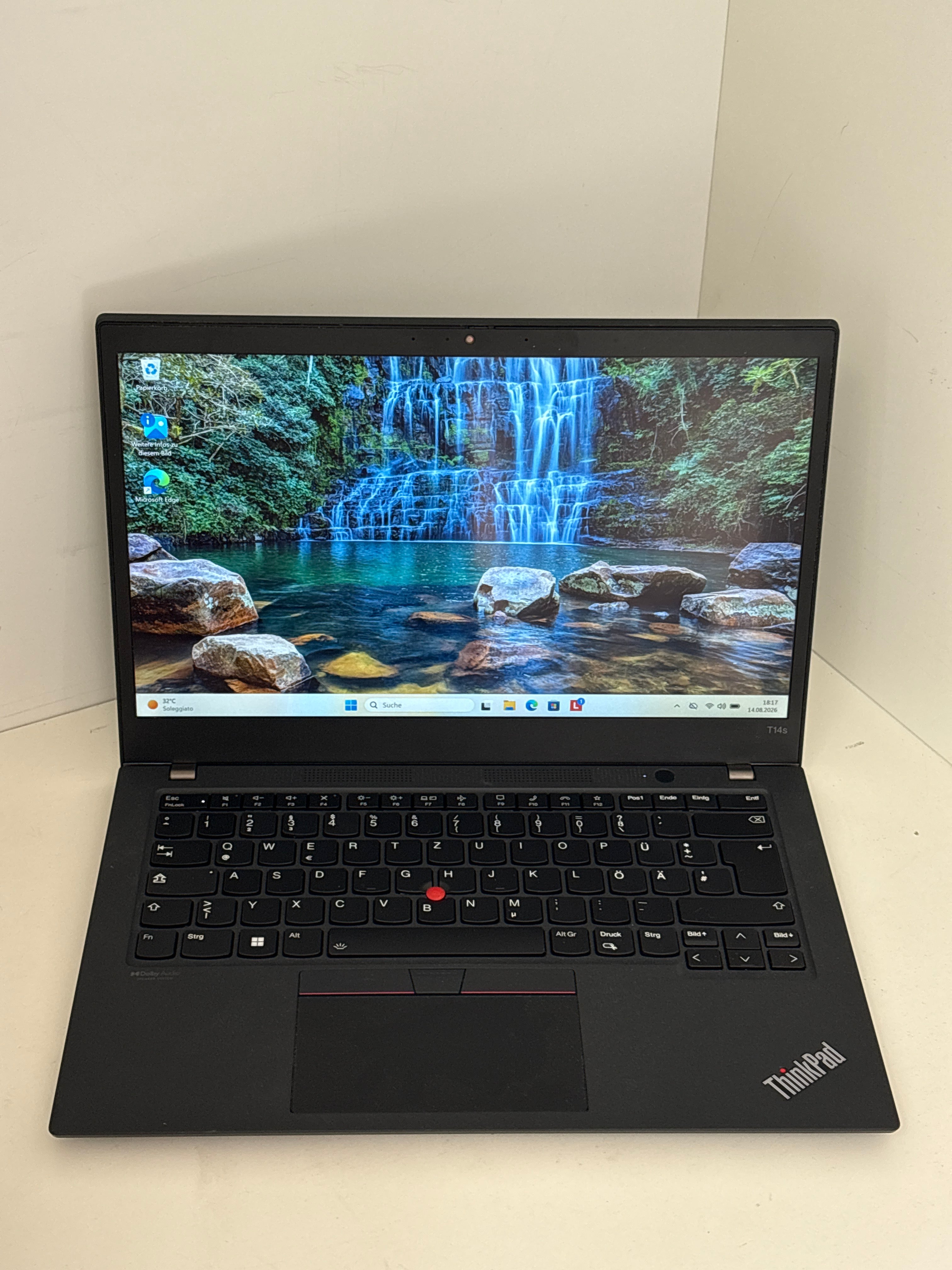 Lenovo ThinkPad T14s Gen 2 – Intel Core i7-1185G7, 32 GB RAM, 256 GB SSD, 14" Full HD, Windows 11 Pro