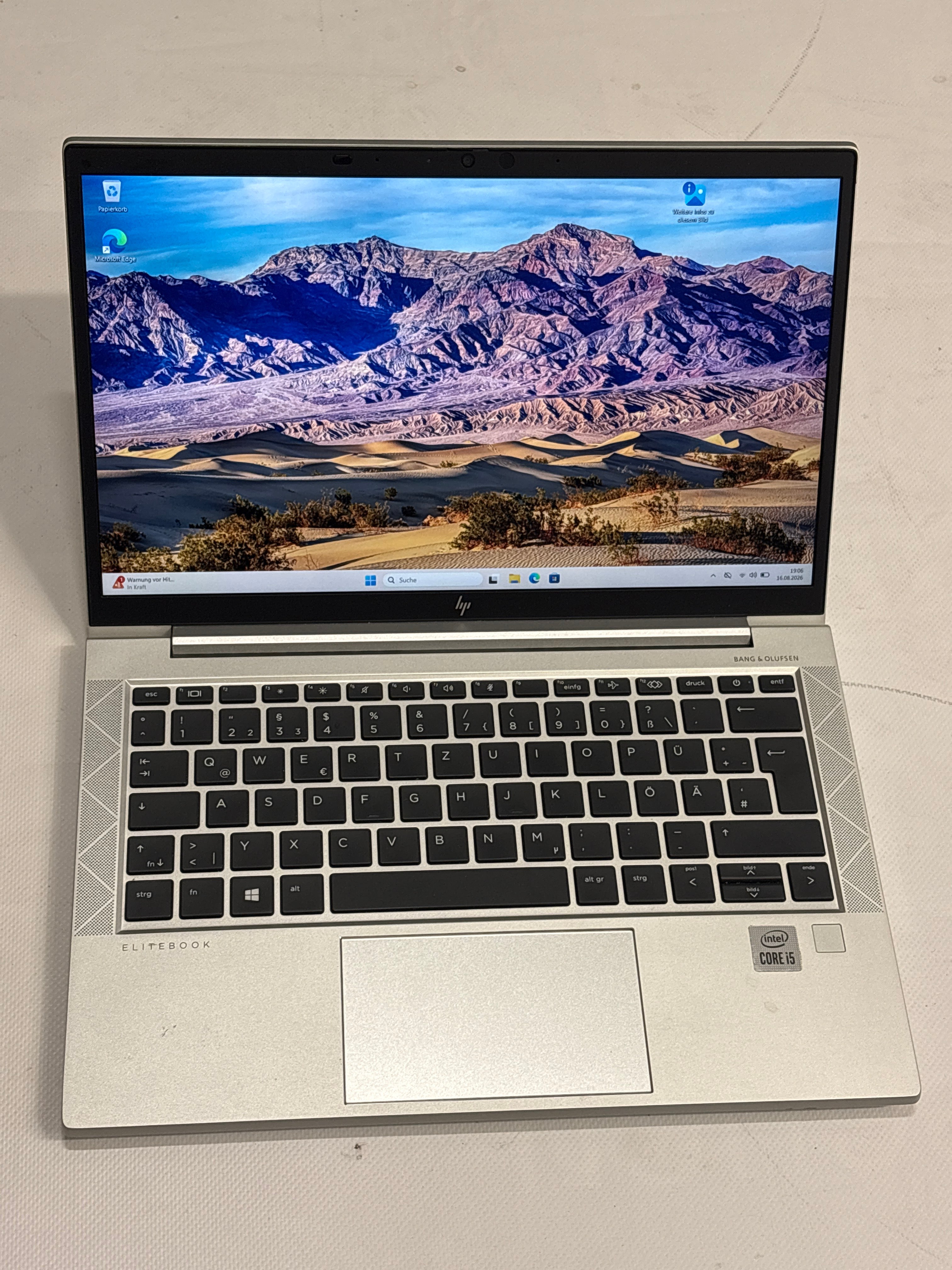 HP EliteBook 830 G7 – Intel Core i5-10210U, 16 GB RAM, 256 GB NVMe SSD, 13,3" Full HD, Windows 11 Pro | 12 Monate Garantie