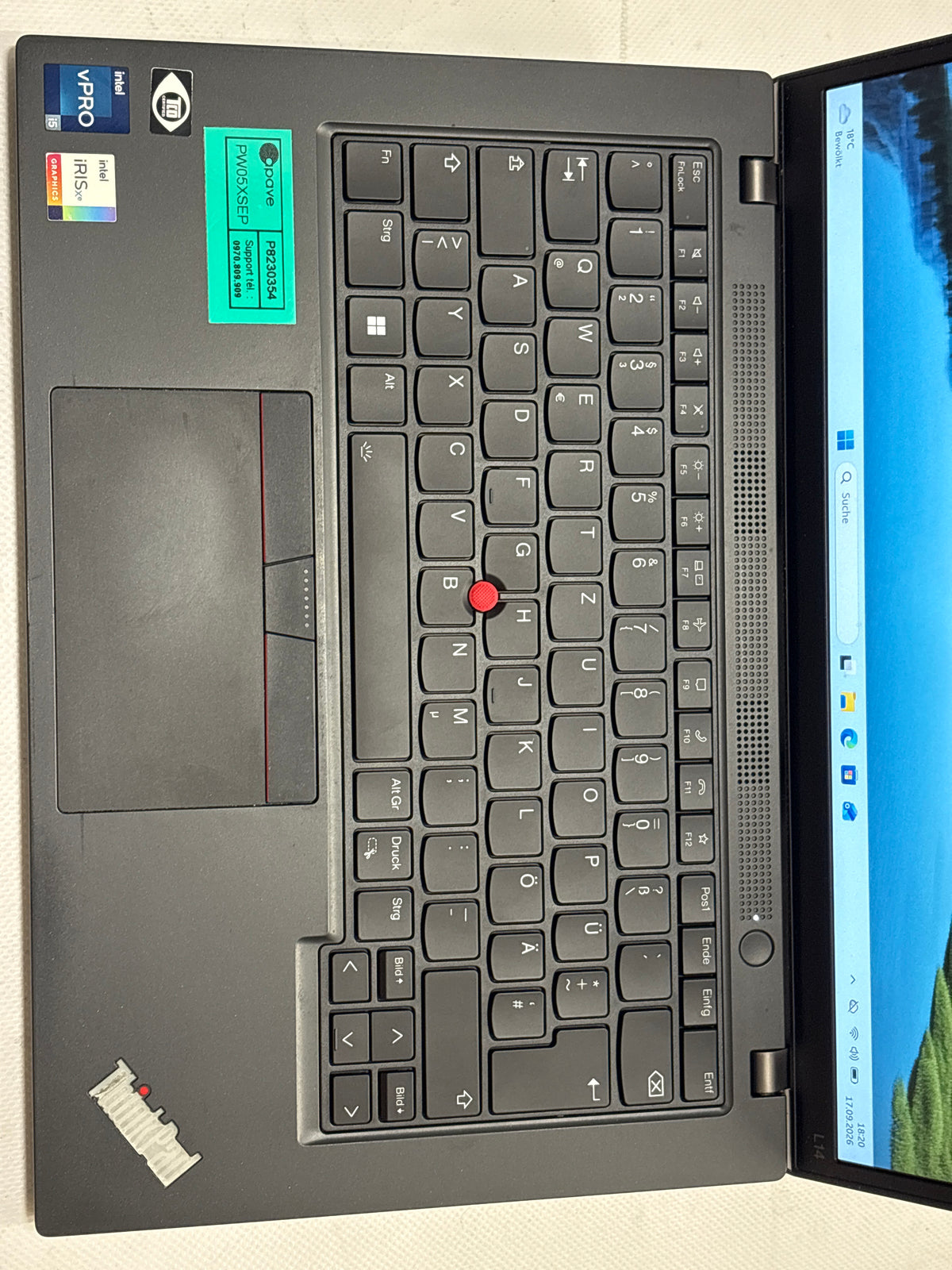 Lenovo ThinkPad L14 Gen 3 – Intel Core i5-1245U, 32 GB RAM, 256 GB / 512 GB NVMe SSD, 14" Full HD, Windows 11 Pro | 12 Monate Garantie