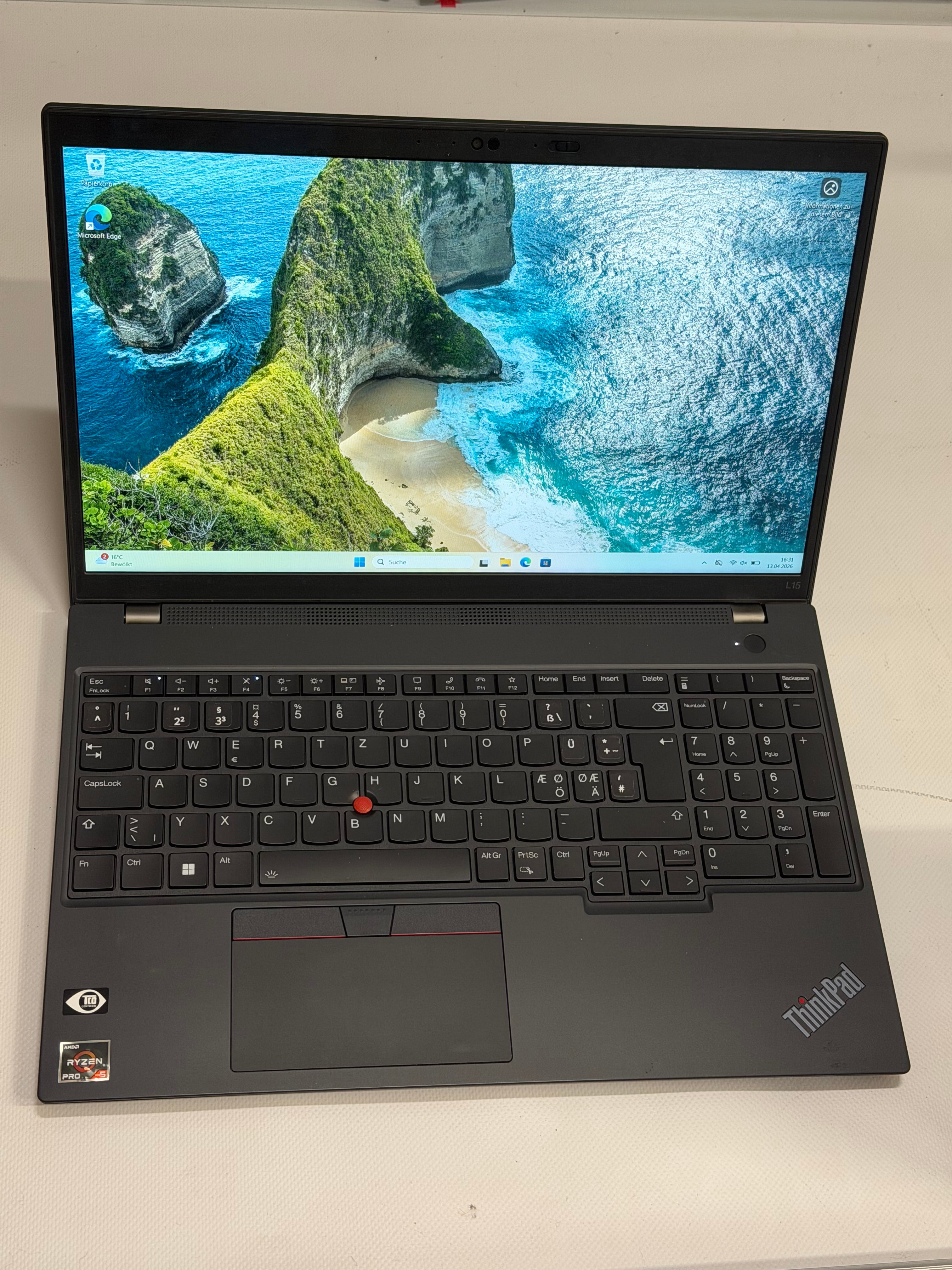 Lenovo ThinkPad L15 G3 | Ryzen 5 PRO | 32 GB RAM | 256 GB SSD