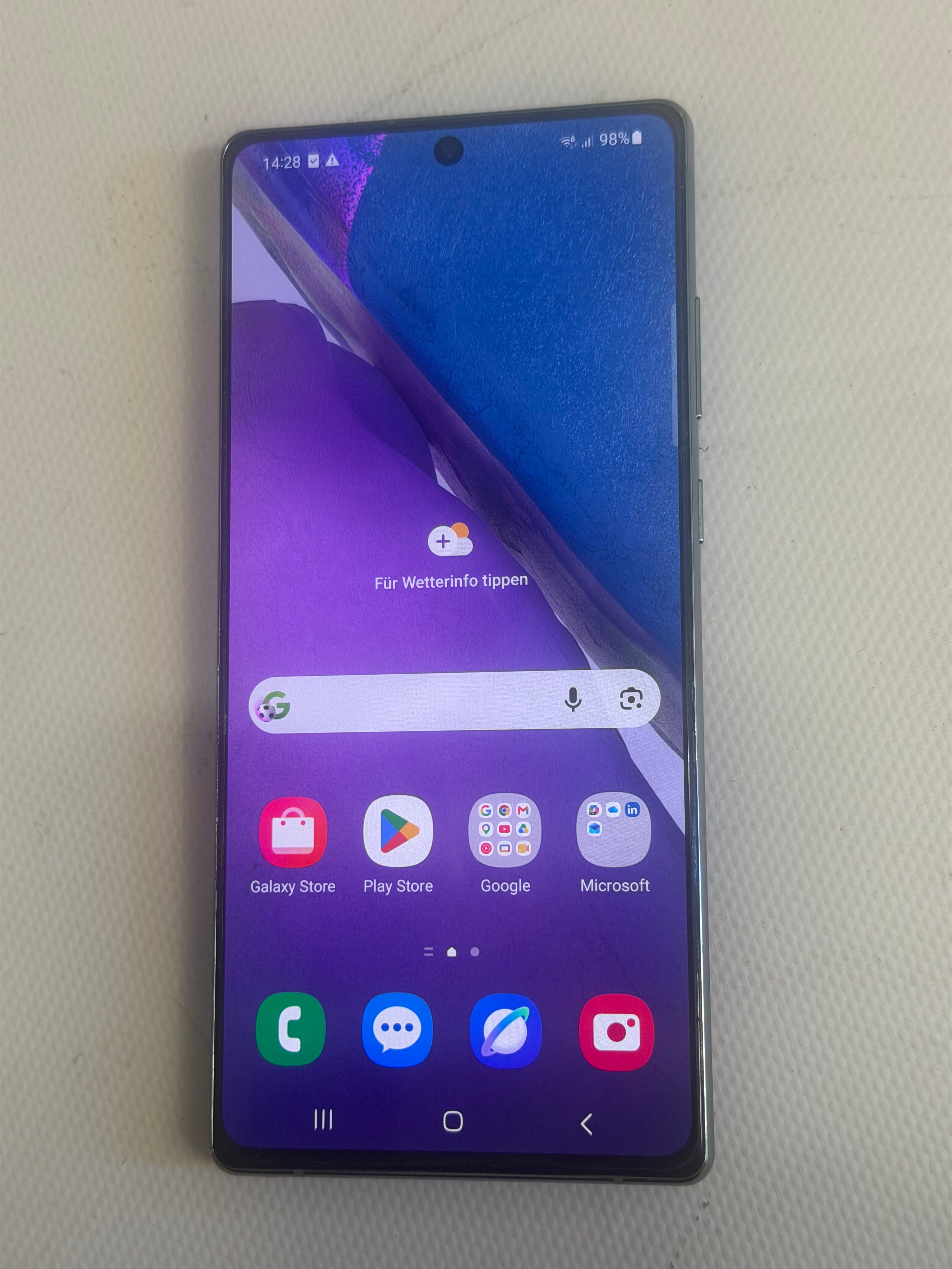 Samsung Galaxy Note 20 5G – 256 GB, 8 GB RAM, mit S Pen