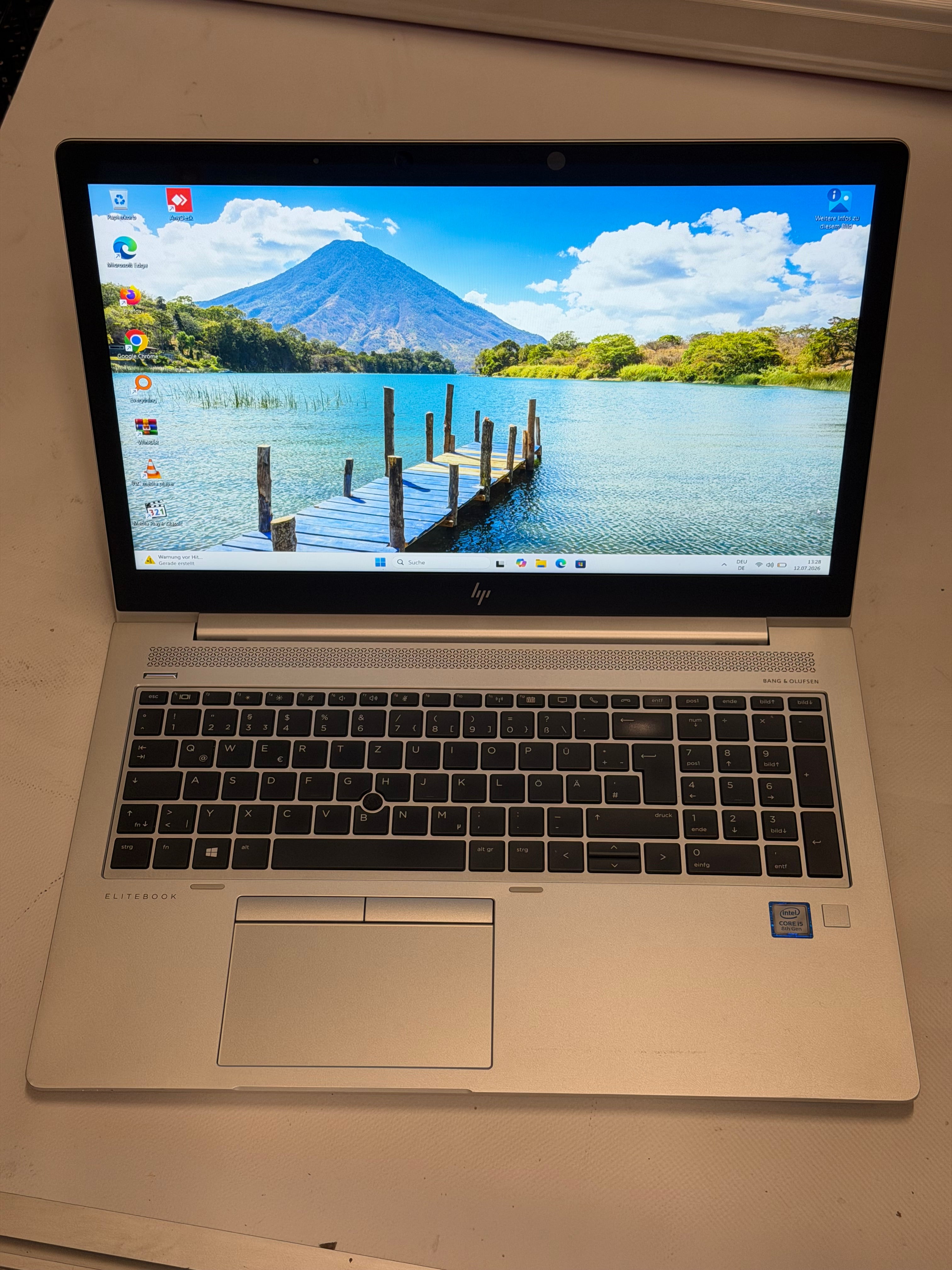 HP EliteBook 850 G5 – Intel Core i5-8250U, 8 GB RAM, 256 GB SSD, 15,6" Full HD, Windows 11 Pro