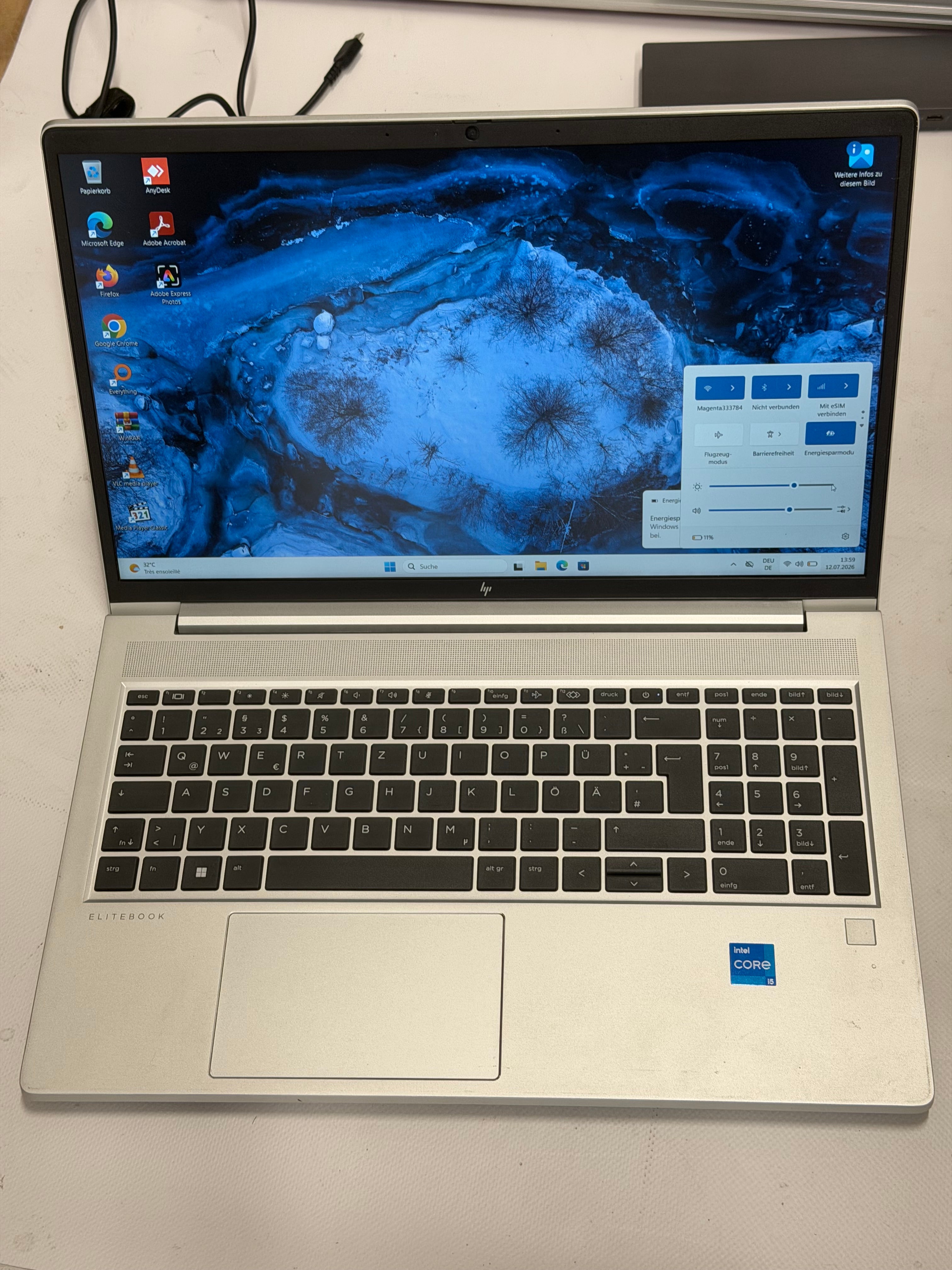 HP EliteBook 650 G9 – Intel Core i5-1235U, 16 GB RAM, 256 GB SSD, 15,6" Full HD, Windows 11 Pro