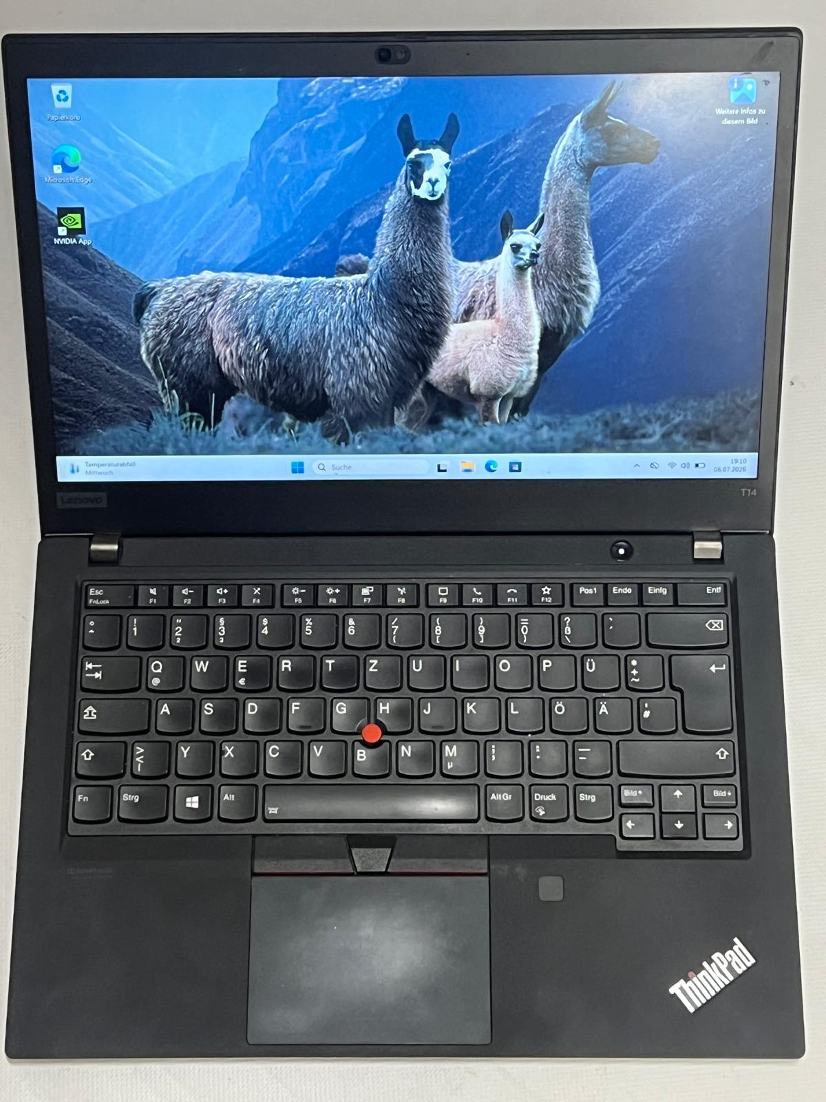 Lenovo ThinkPad T14 Gen 1 – Intel Core i7-10610U, 32 GB RAM, NVIDIA GeForce MX330, Windows 11 Pro