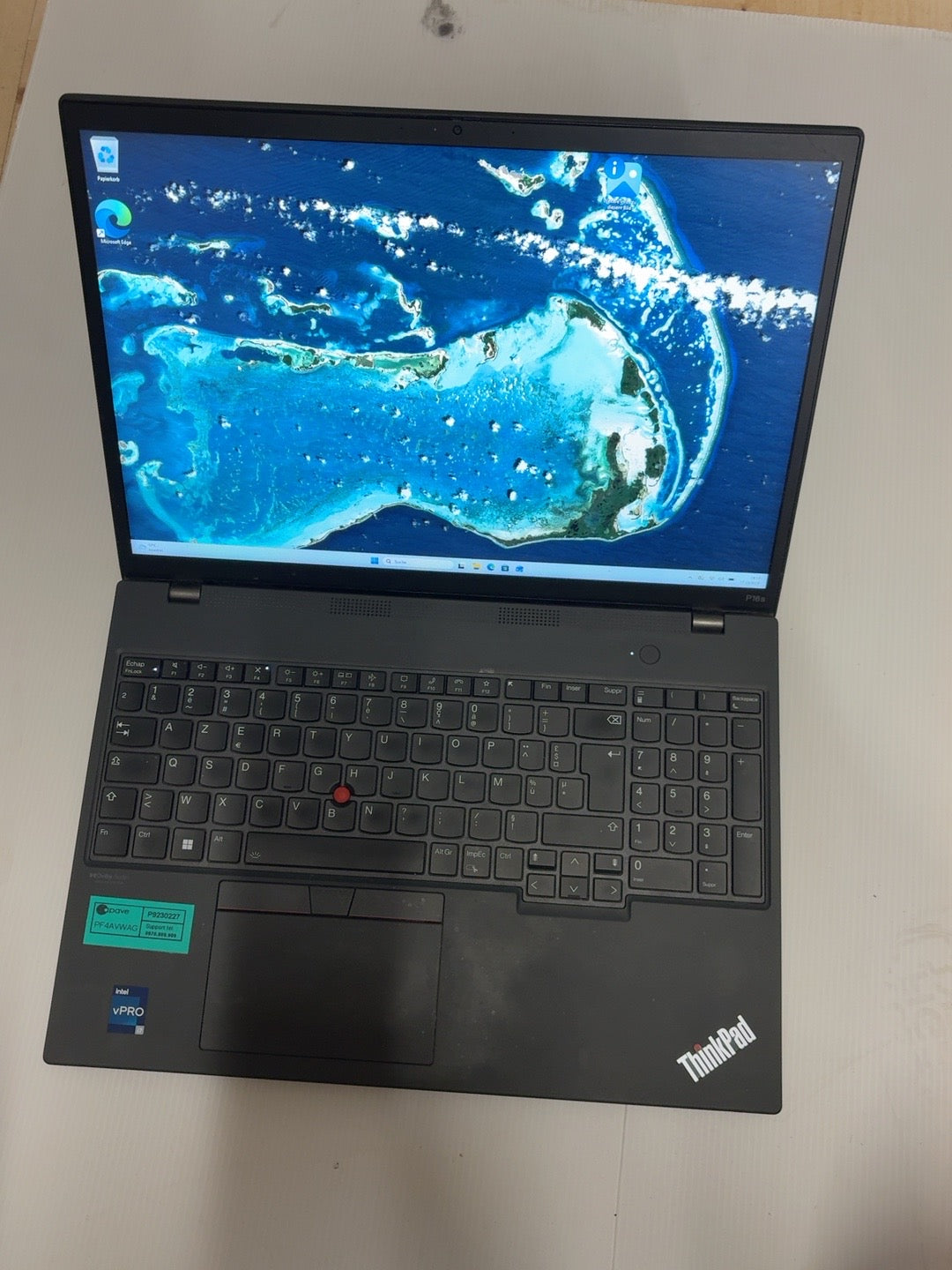 Lenovo ThinkPad P16s Gen 1 – Intel Core i7-1280P, 16 GB DDR4 RAM, 512 GB SSD, 16" Display, Windows 11 Pro | 12 Monate Garantie