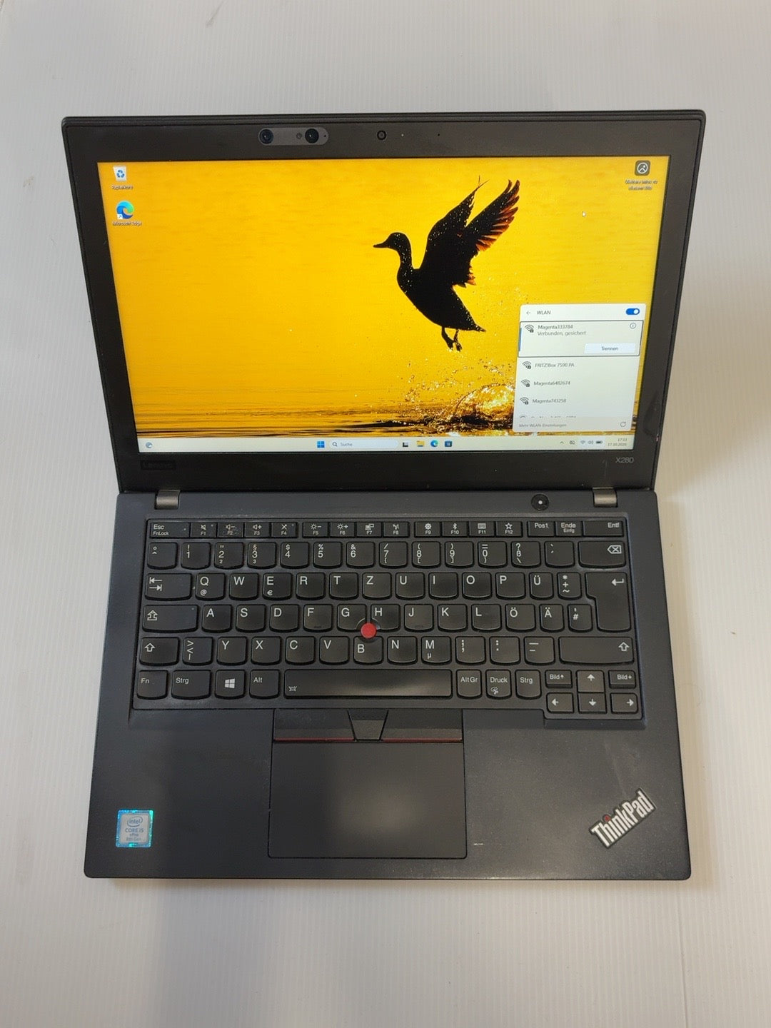 Lenovo ThinkPad X280 – Intel Core i5-8350U, 8 GB RAM, 256 GB SSD, 12,5" Full HD, Windows 11 Pro | 12 Monate Garantie