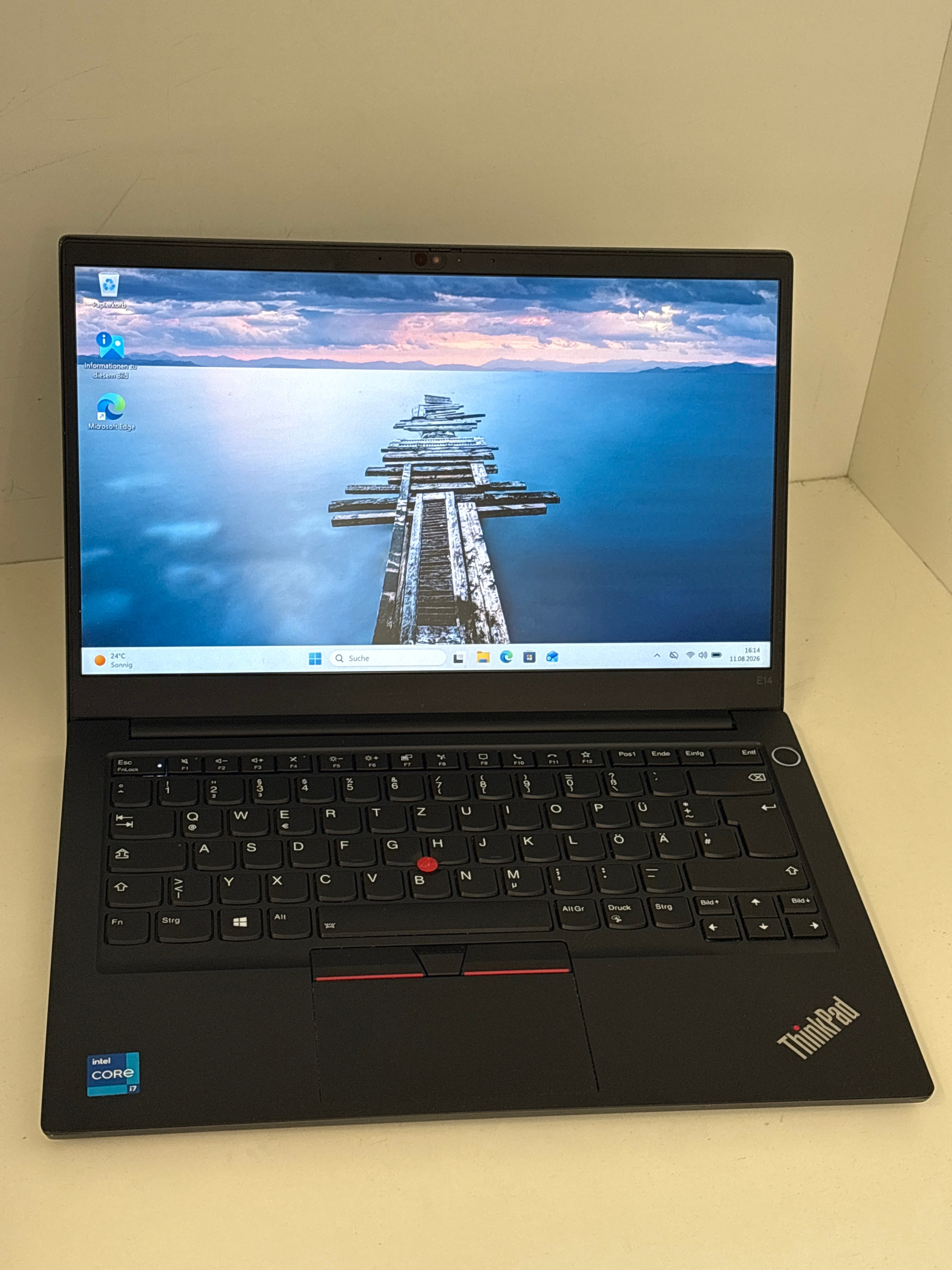 Lenovo ThinkPad E14 Gen 2 – Intel Core i7-1165G7, 16 GB RAM, 512 GB NVMe SSD, 14" Full HD, Windows 11 Pro | 12 Monate Garantie