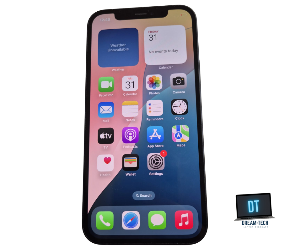 Apple iPhone 12 - 128 GB - Schwarz - Sehr guter Zustand - 12 Monate Garantie