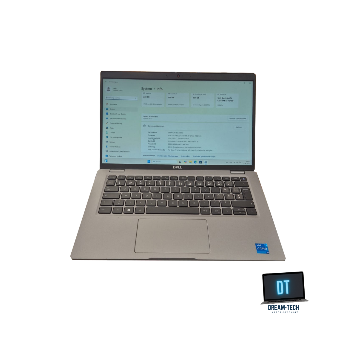 Dell Latitude 5430 | i5-1245U | 16 GB RAM |  256 GB NVMe SSD | 14 zoll FHD