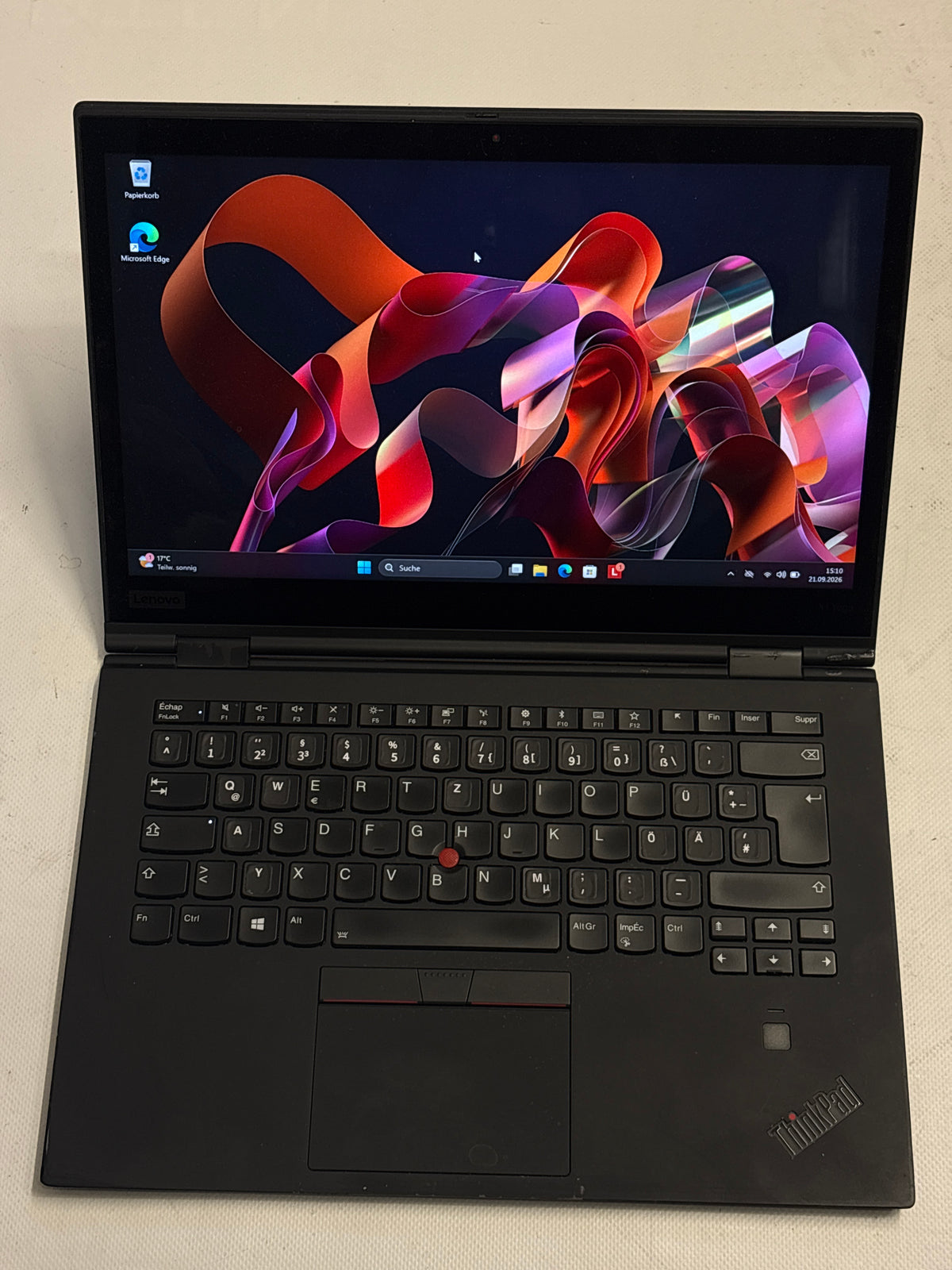 Lenovo ThinkPad X1 Yoga Gen 3 – Intel Core i5-8350U, 16 GB RAM, 256 GB M.2 SSD, 14" Touchscreen, Stift, Windows 11 Pro | 12 Monate Garantie