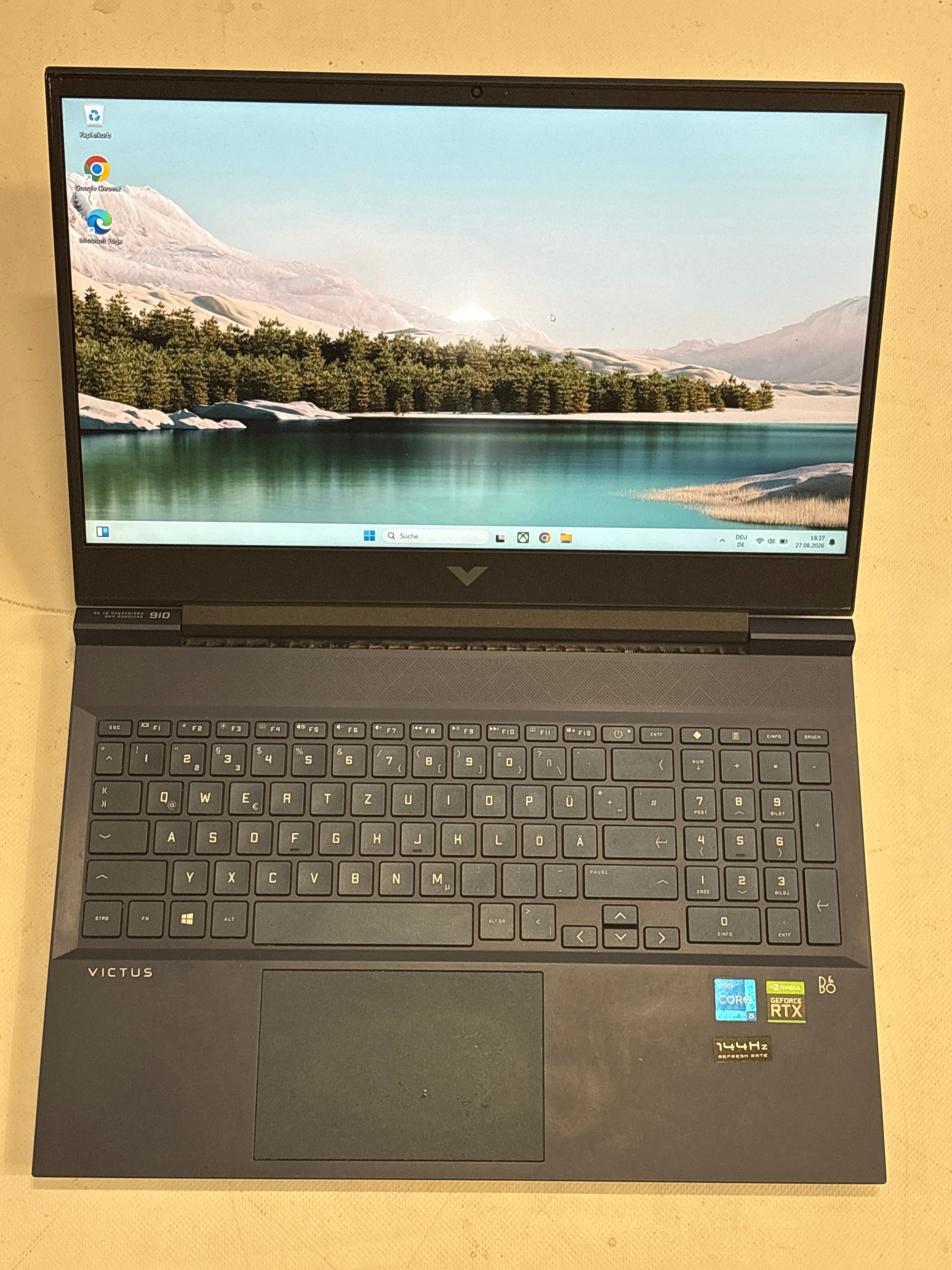 HP Victus 16-d0900ng – Intel Core i5-11400H, 16 GB RAM, 512 GB SSD, NVIDIA GeForce RTX 3050 4 GB, Windows 11 | 12 Monate Garantie