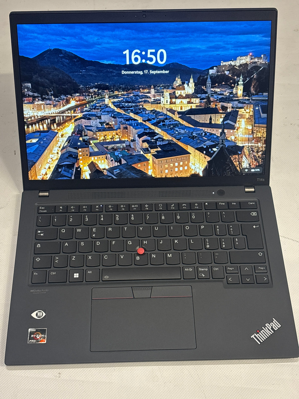 Lenovo ThinkPad T14s Gen 3 – AMD Ryzen 7 PRO 6850U, 32 GB RAM, 512 GB NVMe SSD, 14" Touchscreen, Windows 11 Pro | 12 Monate Garantie