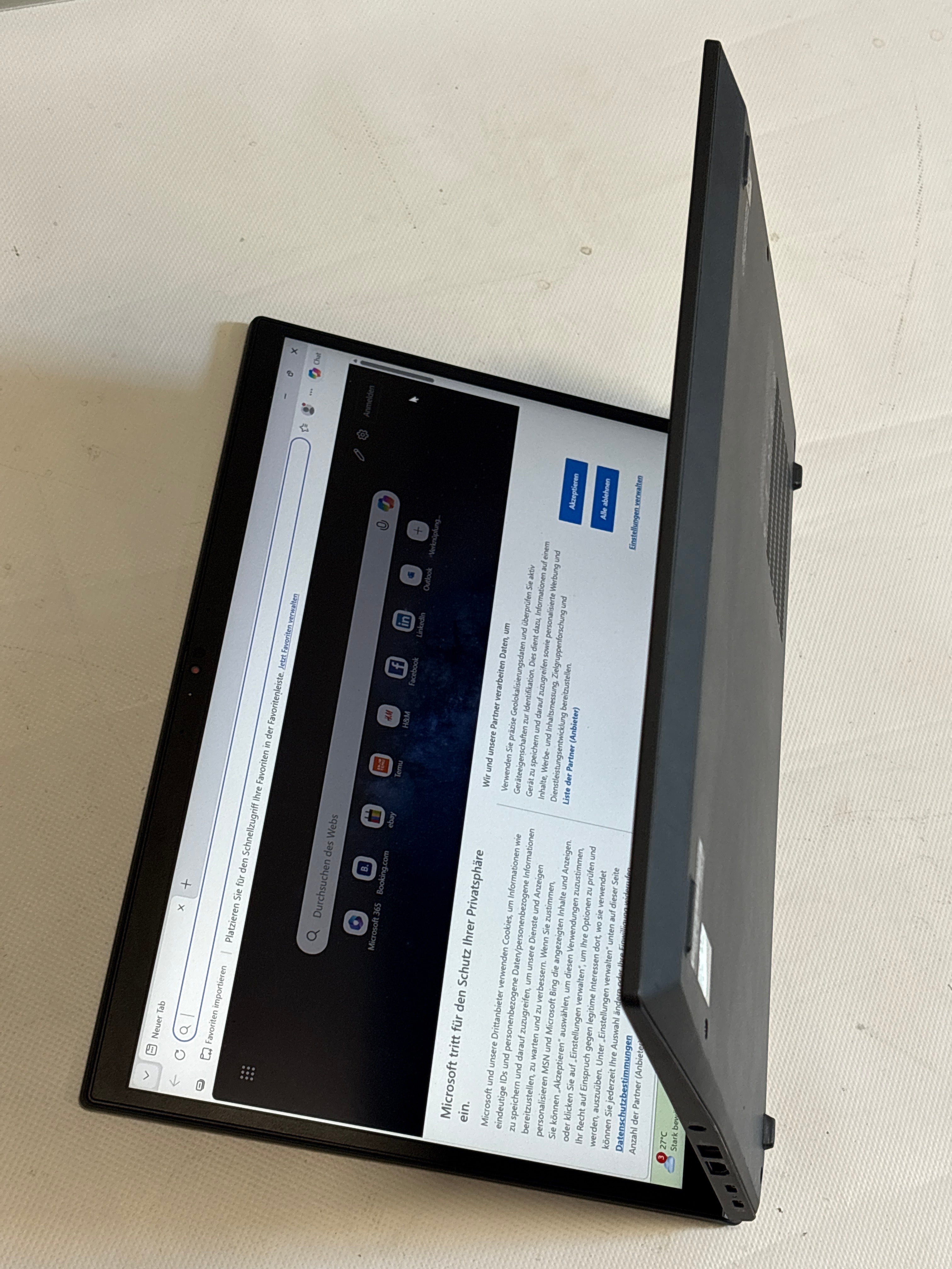 Lenovo ThinkPad T14s Gen 3 – Intel Core i5-1245U, 8 GB RAM, 256 GB NVMe SSD, 14" Full HD, Windows 11 Pro | 12 Monate Garantie