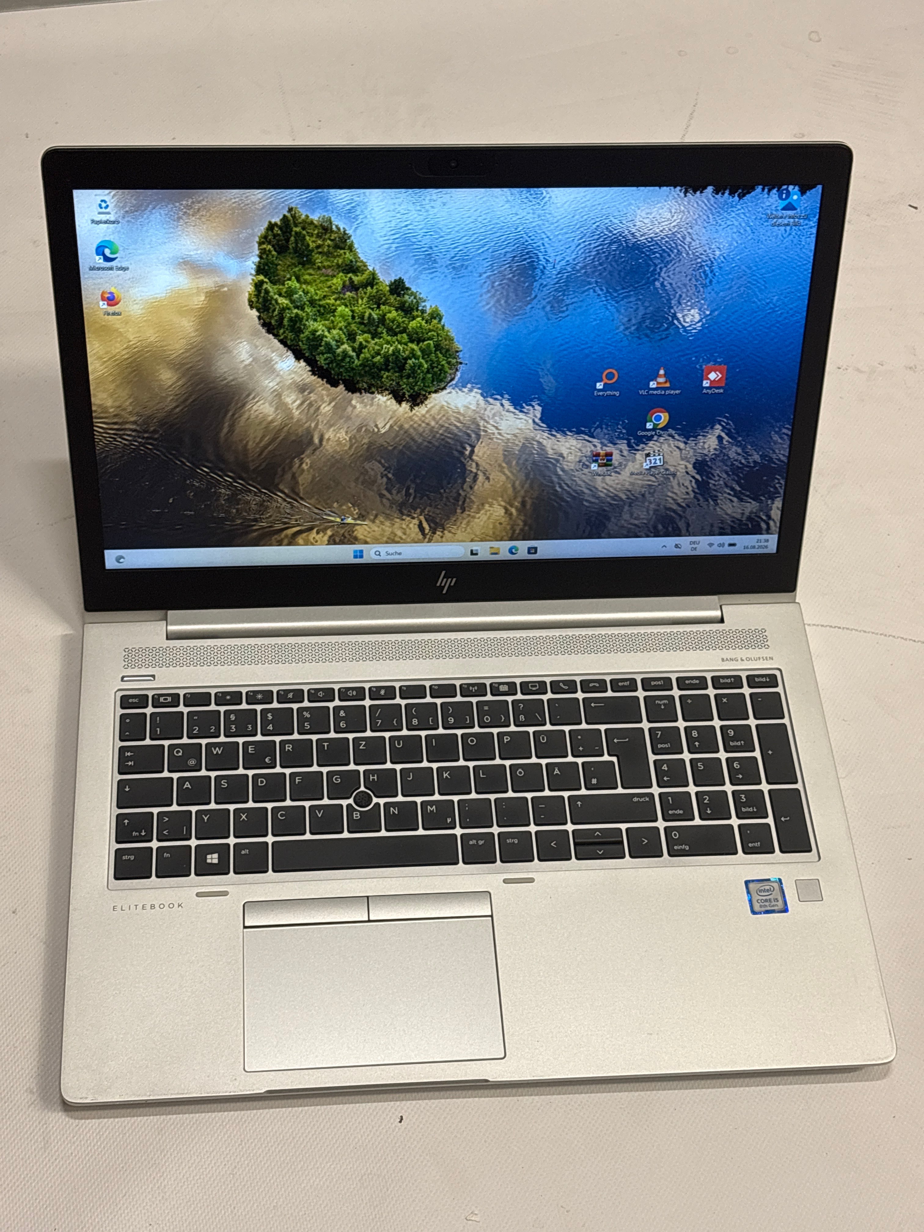 HP EliteBook 850 G5 – Intel Core i5-8250U, 16 GB RAM, 256 GB SSD, 15,6" Full HD, Windows 11 Pro | 12 Monate Garantie