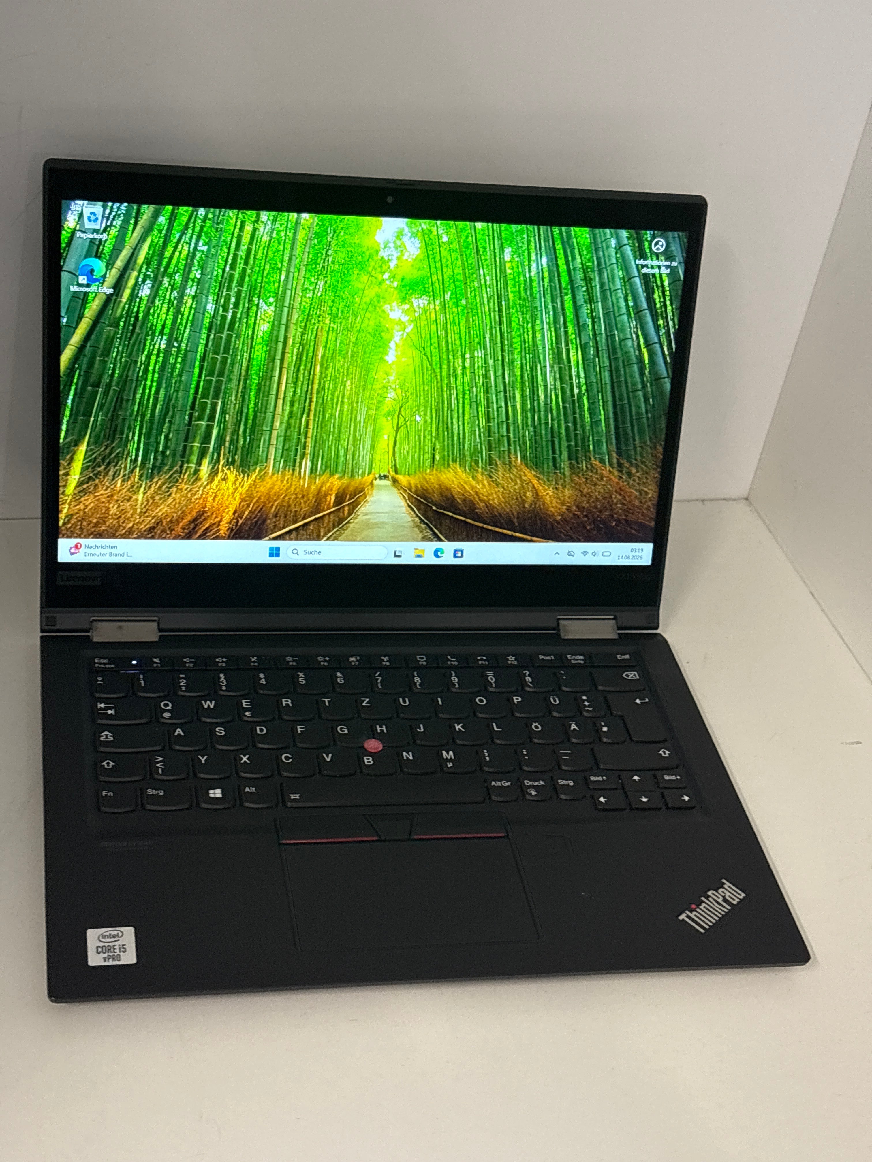 Lenovo ThinkPad X13 Yoga Gen 1 – Intel Core i5-10310U, 8 GB RAM, 256 GB SSD, 13,3" Full HD Touchscreen, Windows 11 Pro | 12 Monate Garantie