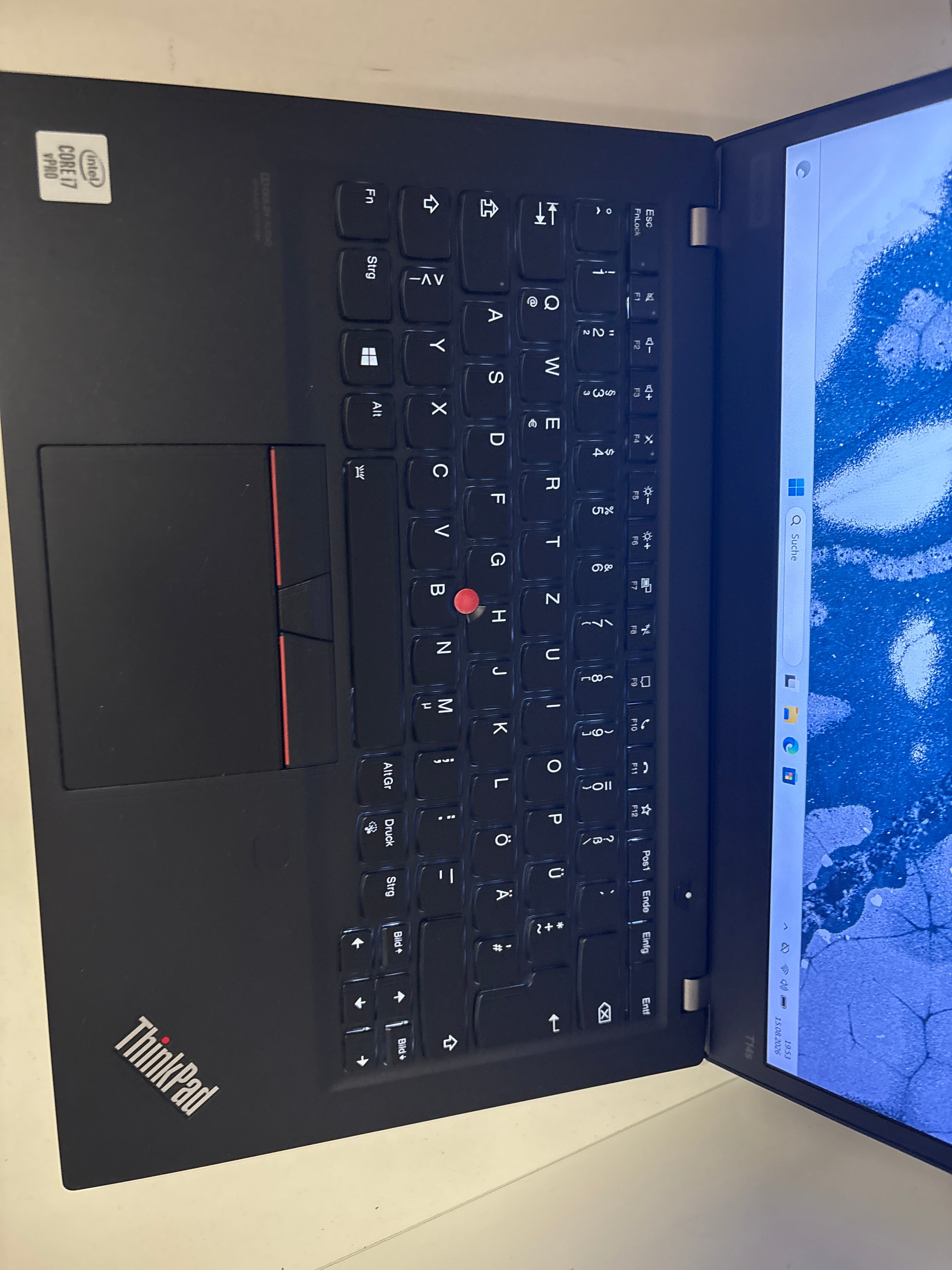 Lenovo ThinkPad T14s Gen 1 – Intel Core i7, 32 GB RAM, 256 GB SSD, 14" Full HD Touchscreen, Windows 11 Pro