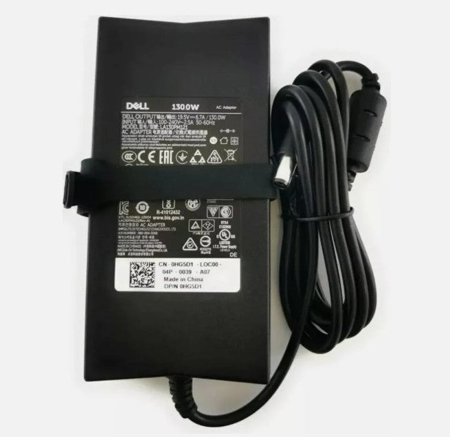 Dell 130W 19,5V AC/DC Adapter Netzteil Ladegerät