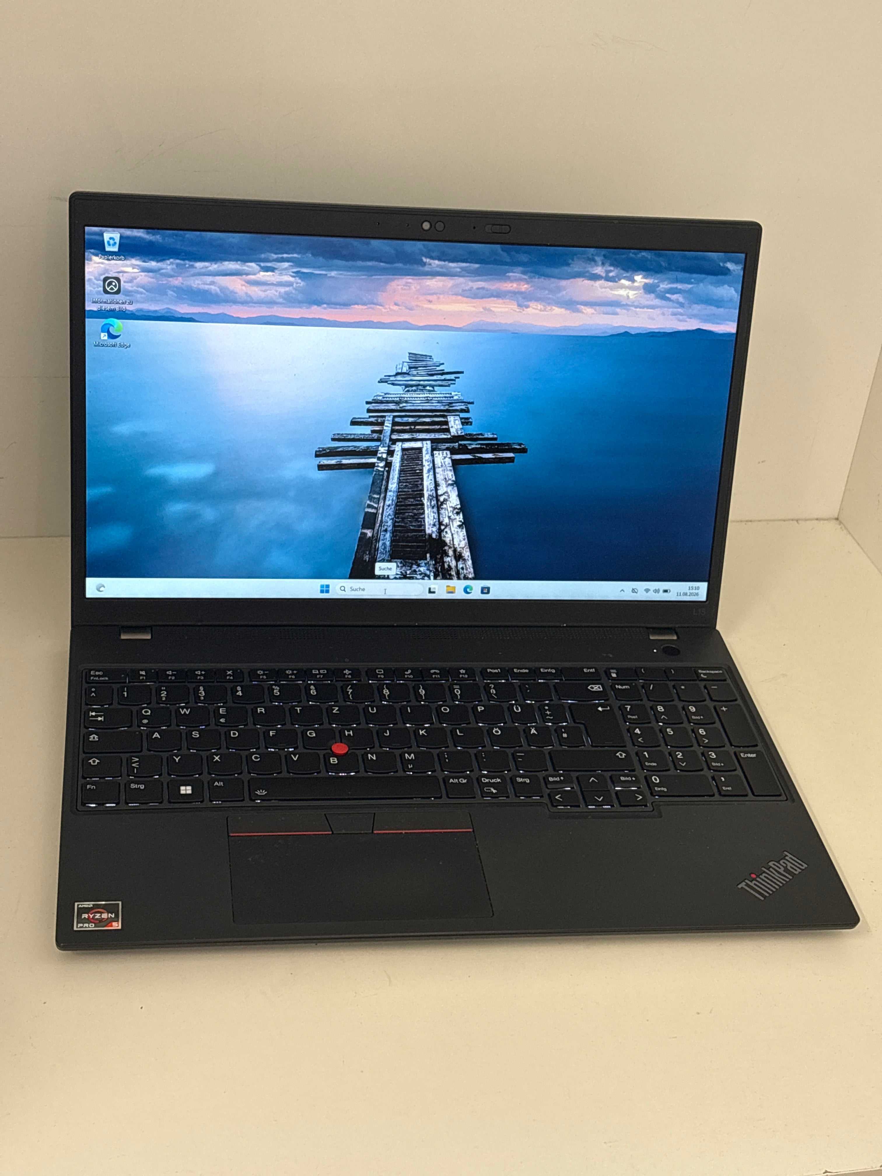 Lenovo ThinkPad L15 Gen 4 – AMD Ryzen 5 PRO 7530U, 32 GB RAM, 512 GB NVMe SSD, 15,6" Full HD, Windows 11 Pro