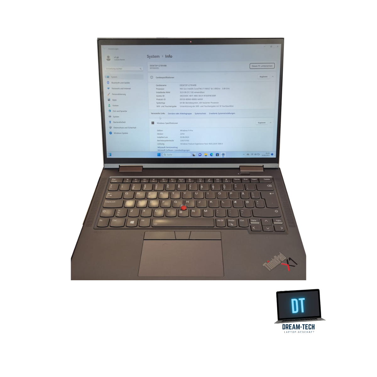 Lenovo ThinkPad X1 Yoga G6 – 16 GB RAM, 256 GB SSD, Touchscreen