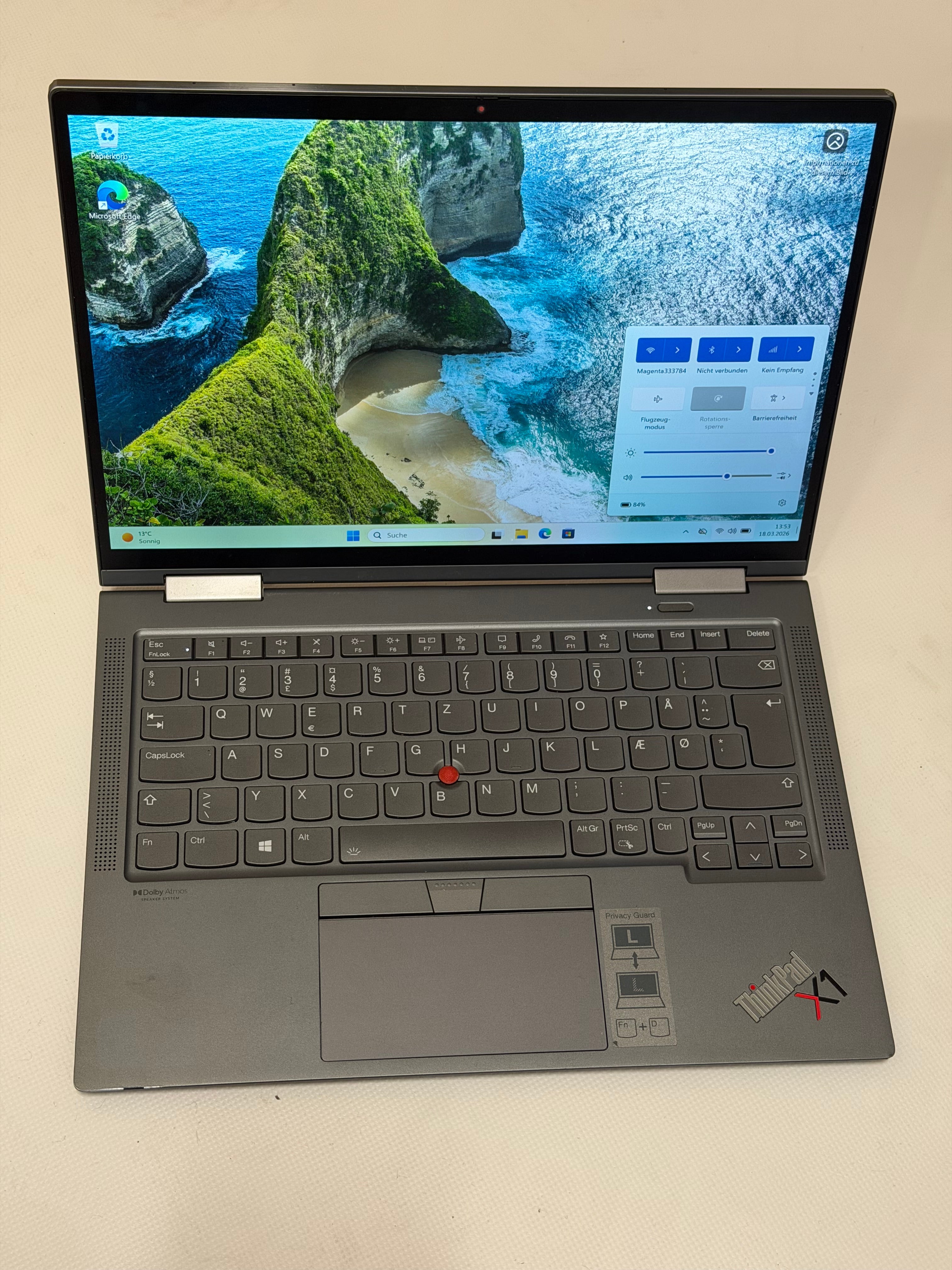 Lenovo ThinkPad X1 Yoga G6  16GB | 256GB SSD | Touch