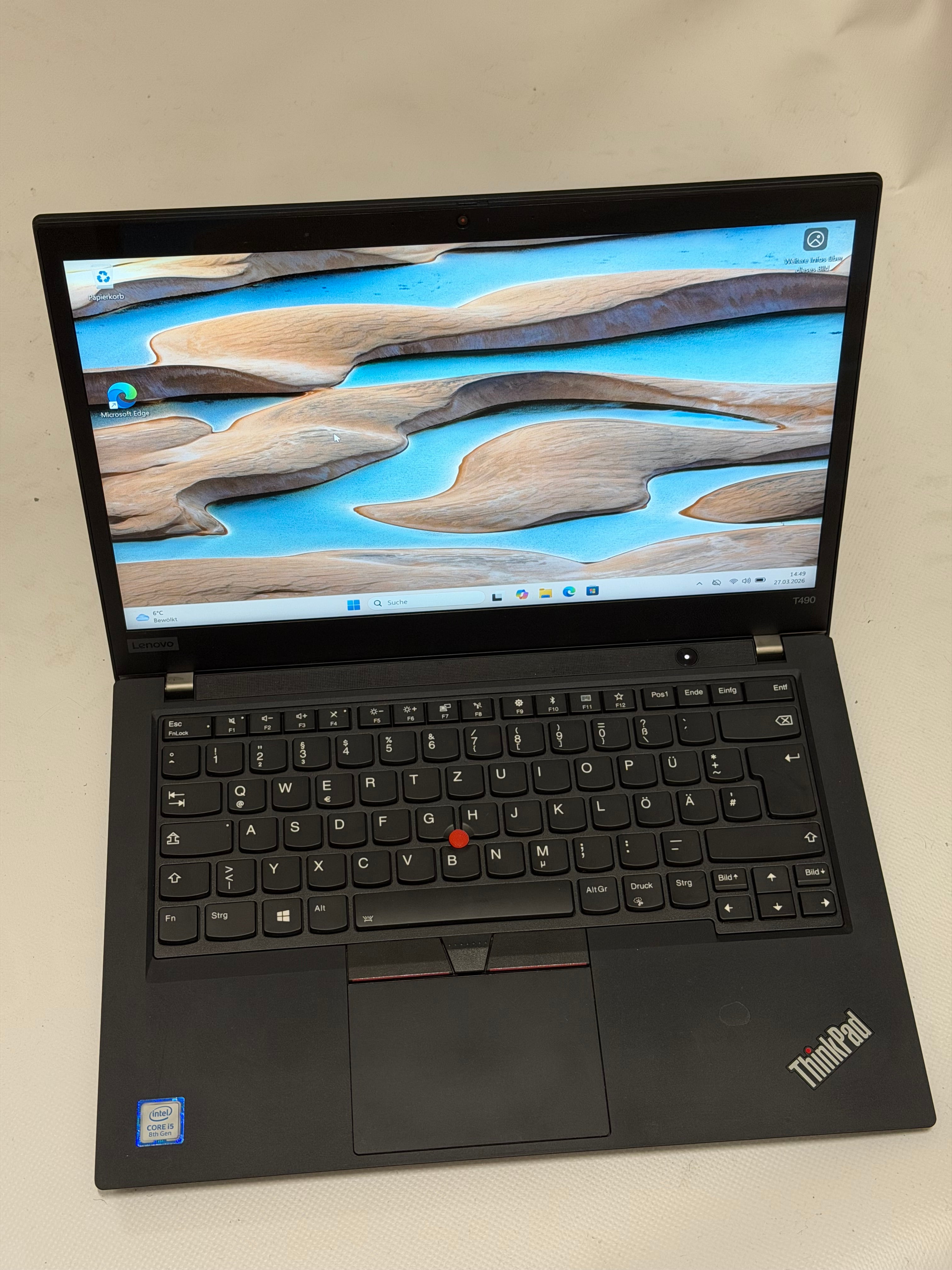 Lenovo ThinkPad T490 | 8 GB RAM | 256 G NVME