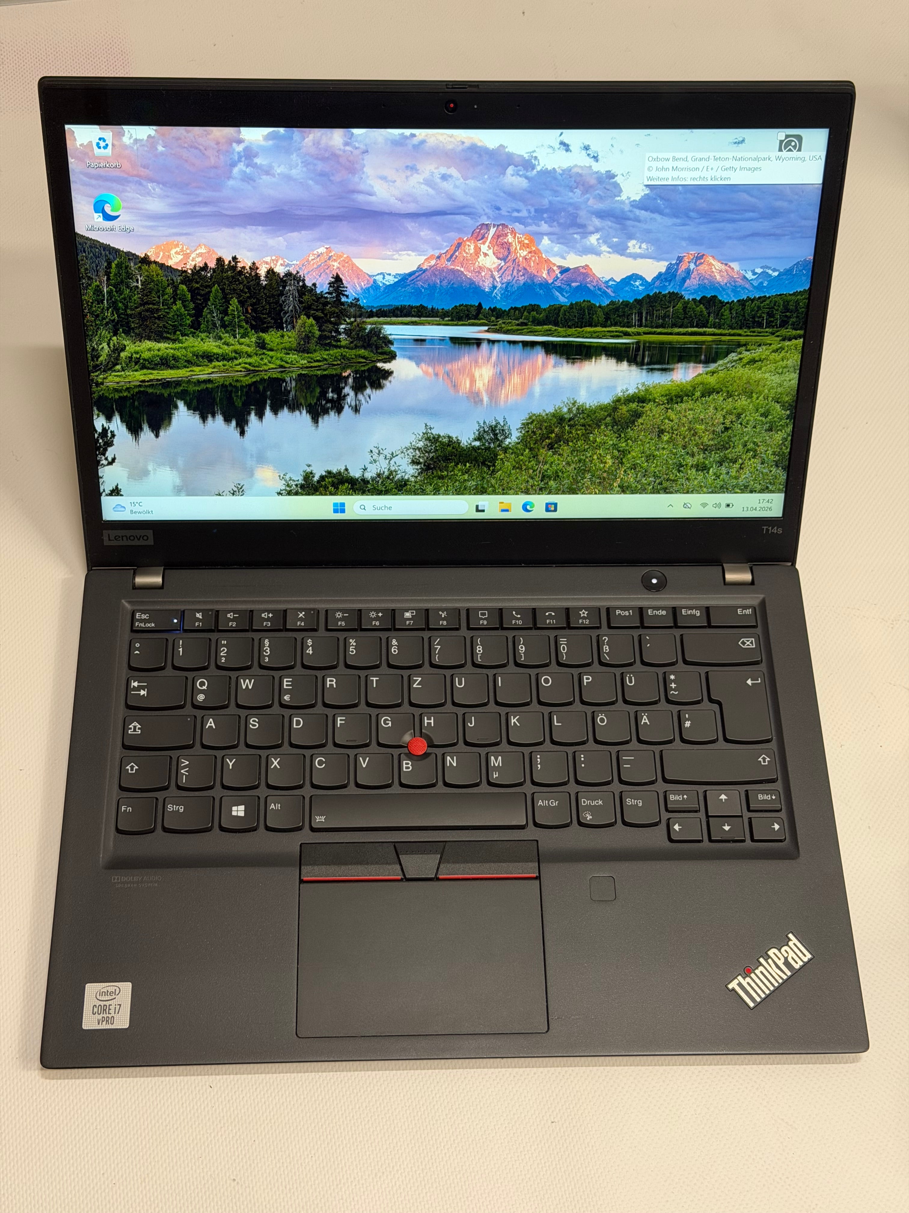 Lenovo ThinkPad T14s G1 – Intel i7, 32 GB RAM, 256 GB SSD
