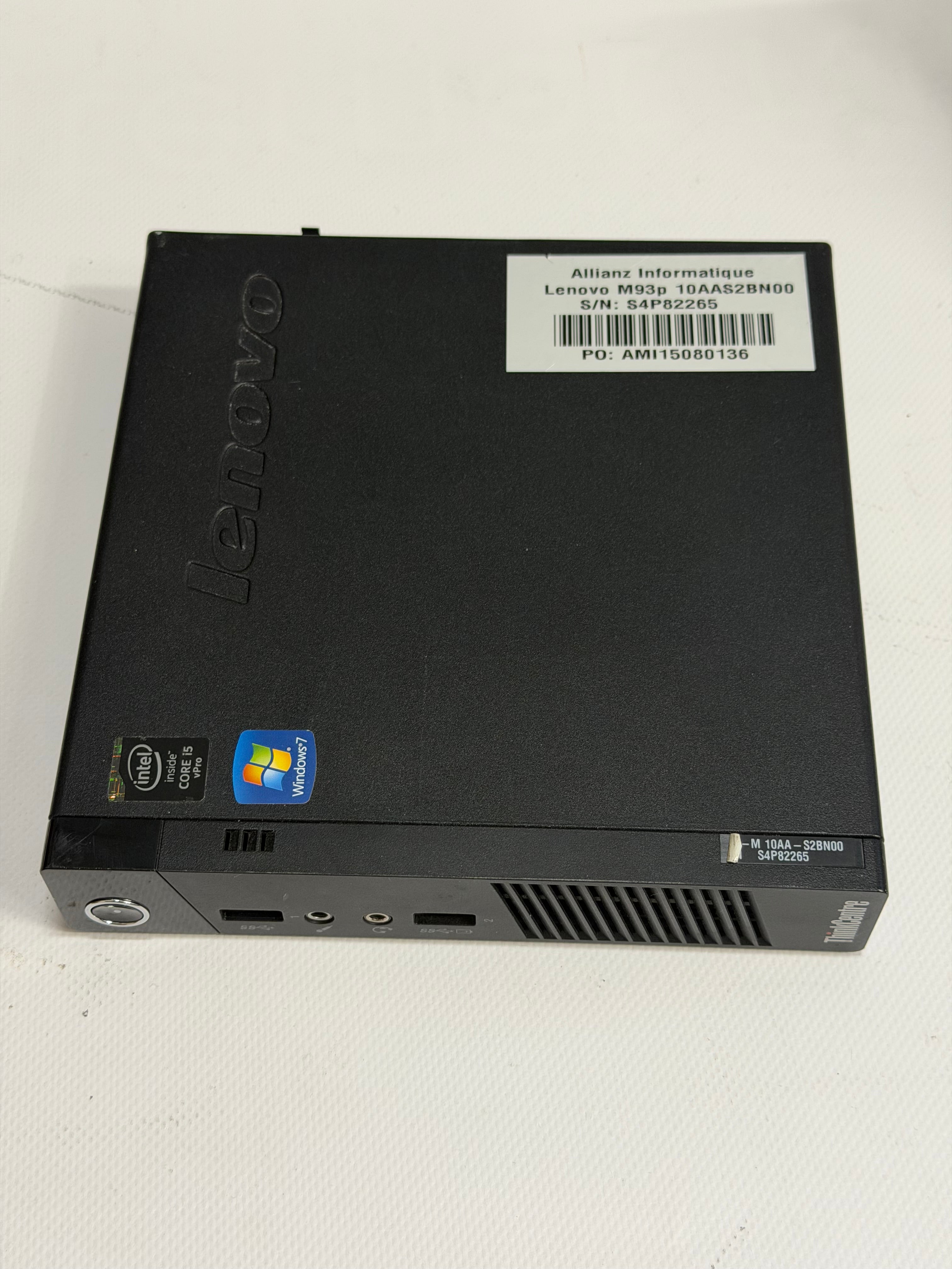 Lenovo ThinkCentre M93p Tiny – Intel i5, 8 GB RAM, 500 GB HDD, mit Netzteil