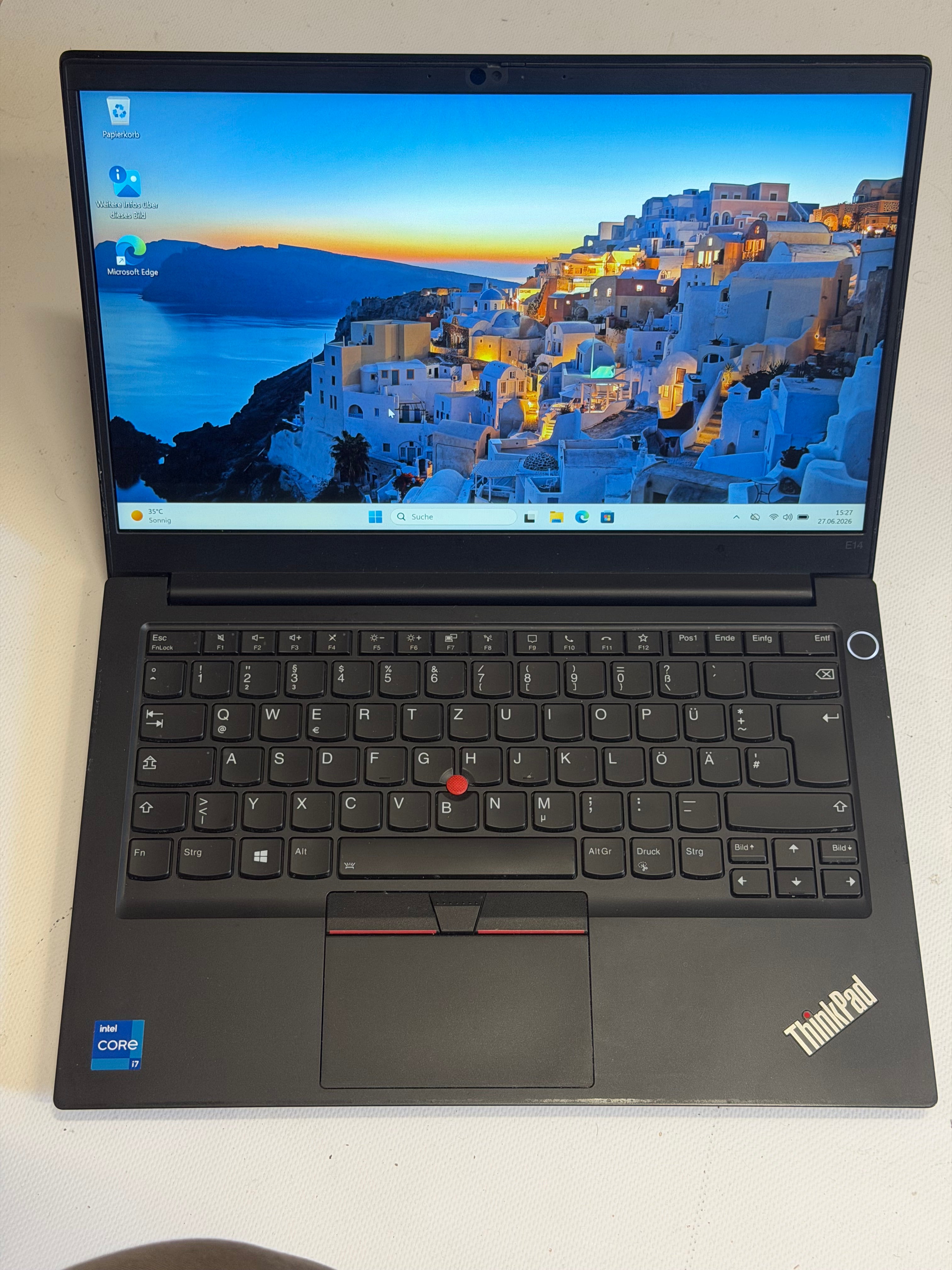 Lenovo ThinkPad E14 Gen 2 – Intel Core i7-1165G7, 16 GB RAM, 512 GB SSD, Akku 100 %, Windows 11 Pro