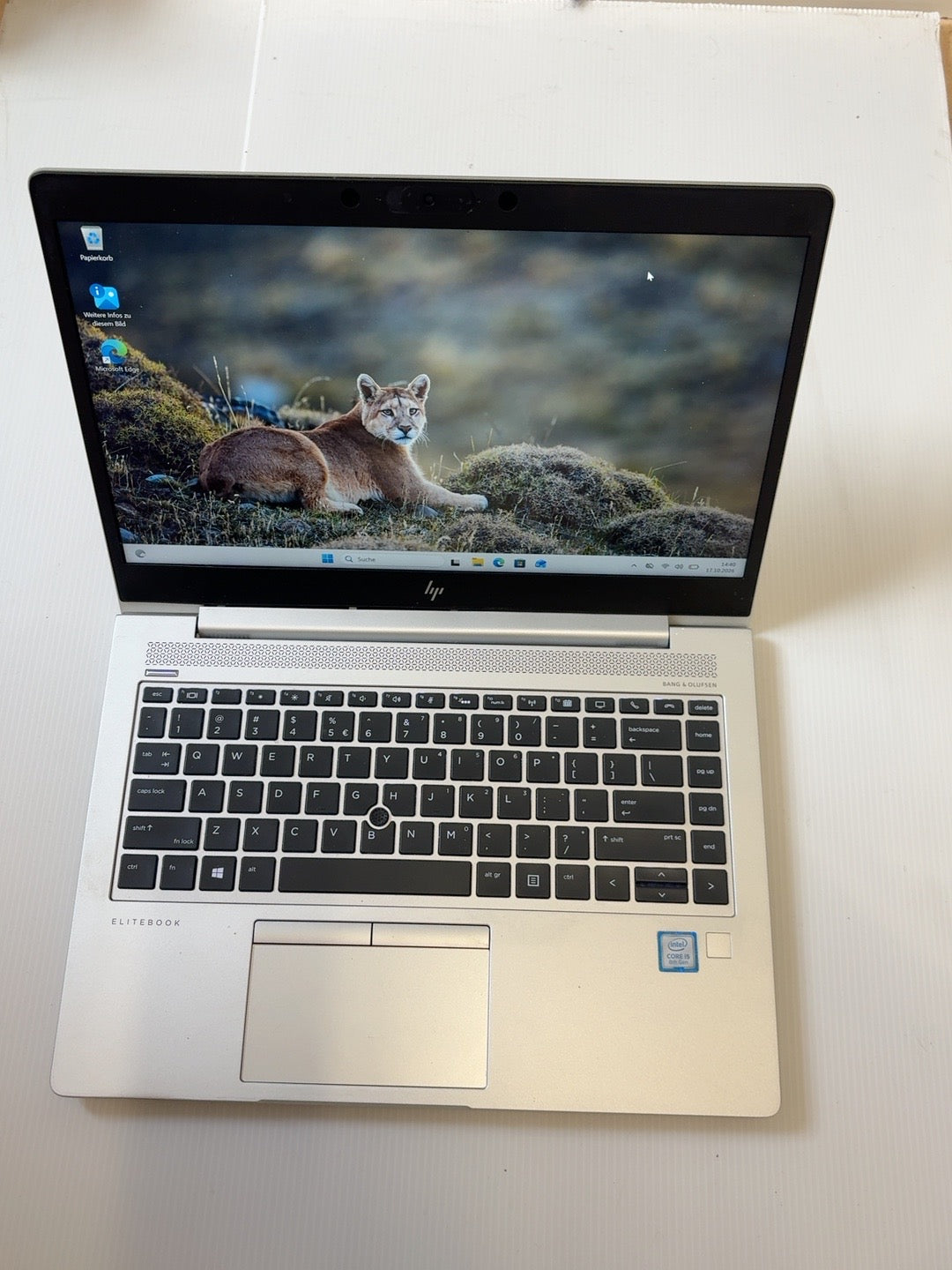 HP EliteBook 840 G6 – Intel Core i5-8265U, 8 GB RAM, 256 GB SSD, 14" Full HD Touchscreen, Windows 11 Pro | 12 Monate Garantie