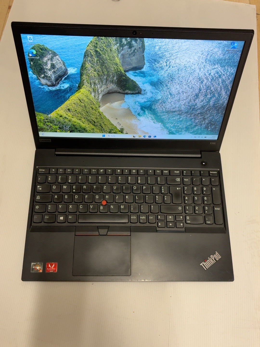Lenovo ThinkPad E595 – AMD Ryzen 5 3500U, 16 GB RAM, 256 GB SSD, 15,6" Full HD, Windows 11 Pro | 12 Monate Garantie